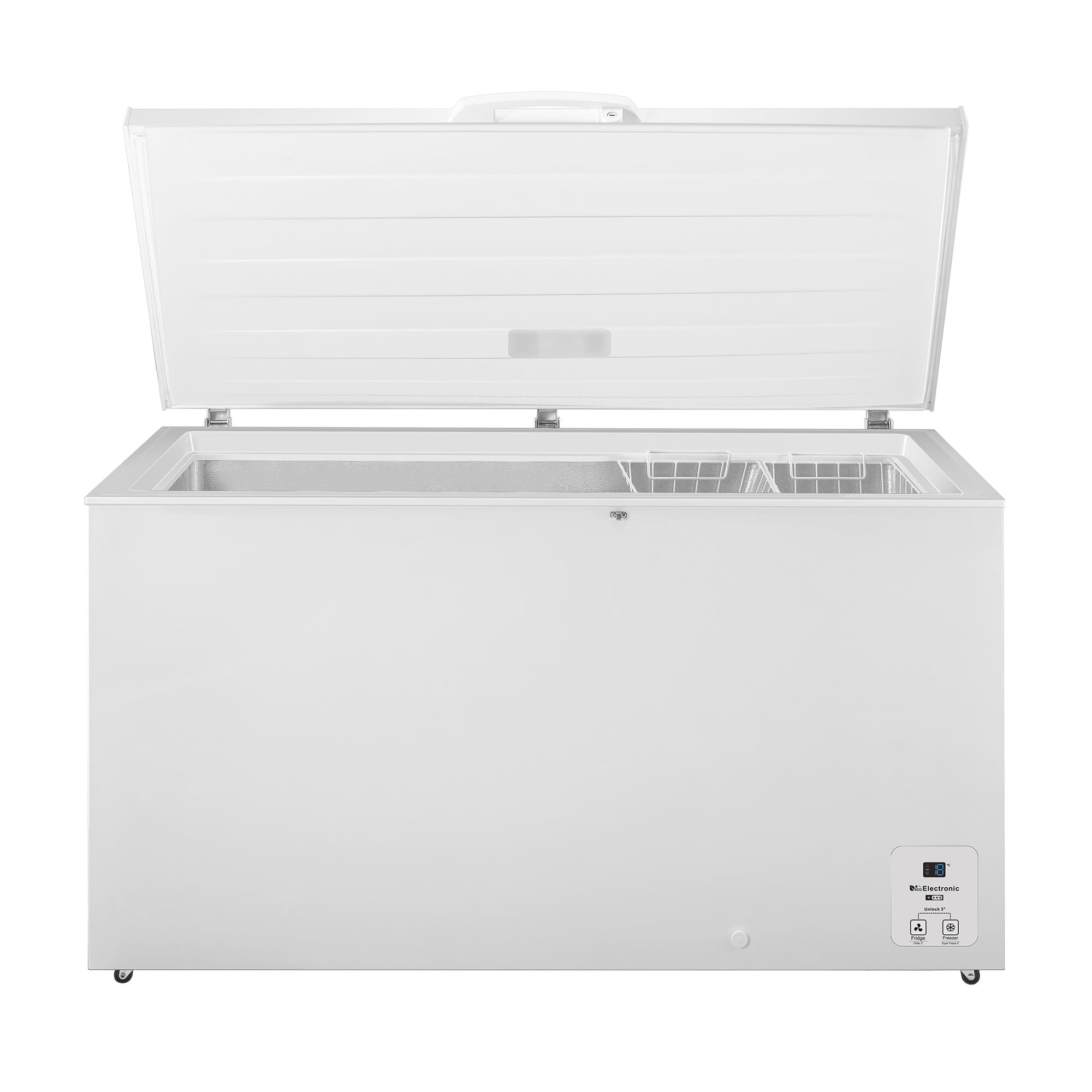 Hisense - FT546D4AWLYE – Arcón Congelador, Clase E , 420L, Blanco