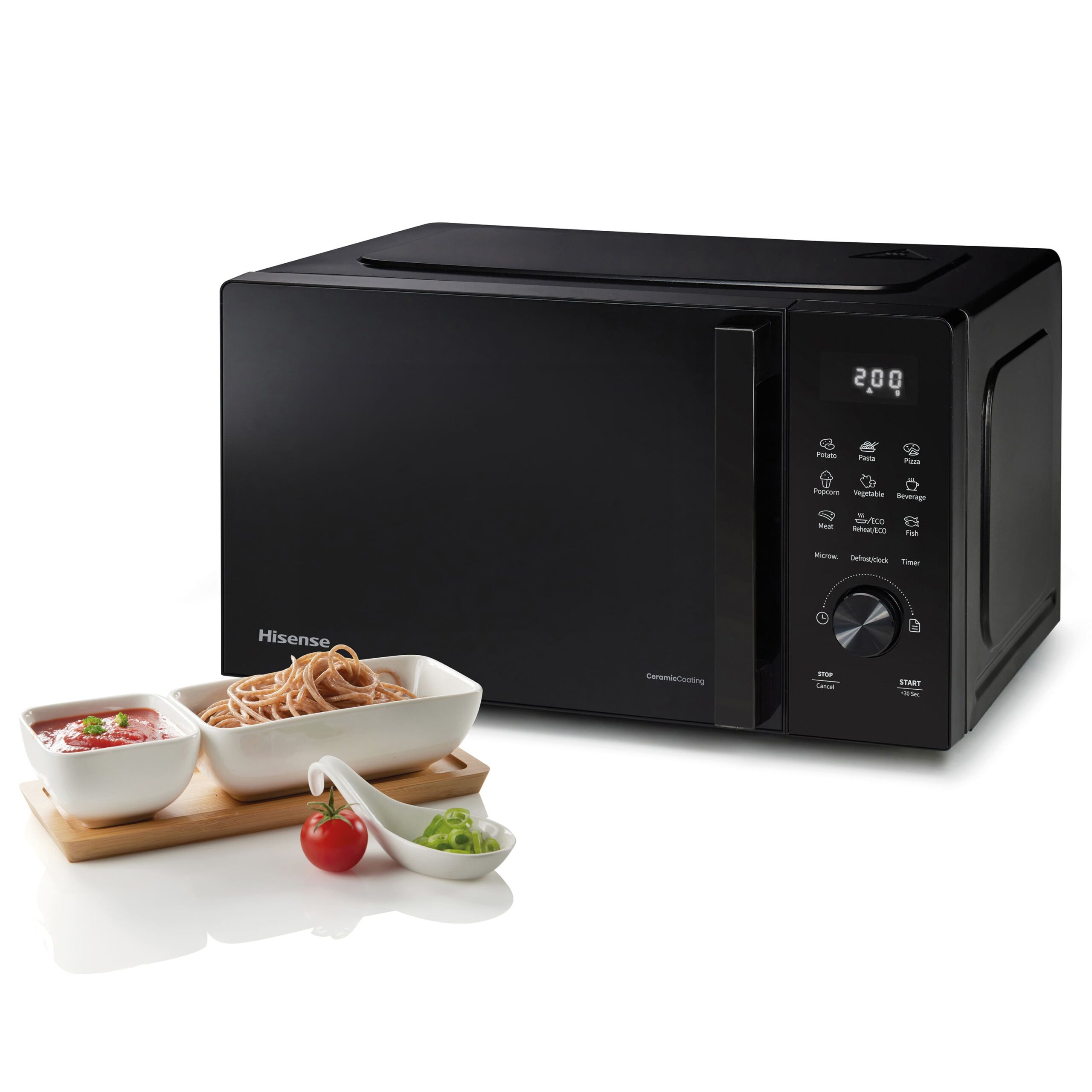 Hisense - H23MOBSD1H – Microondas, 23L, Negro