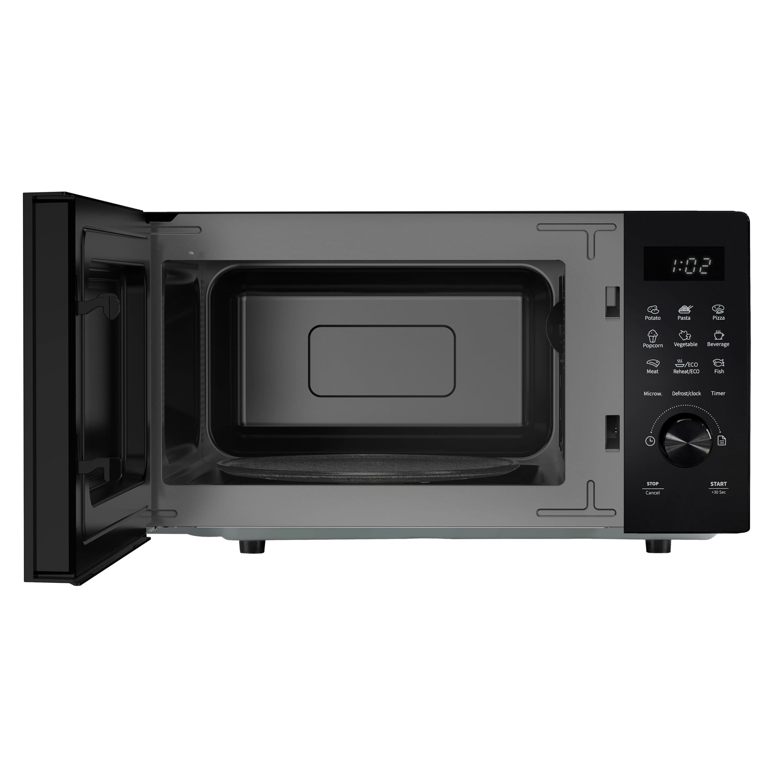 Hisense - H23MOBSD1H – Microondas, 23L, Negro