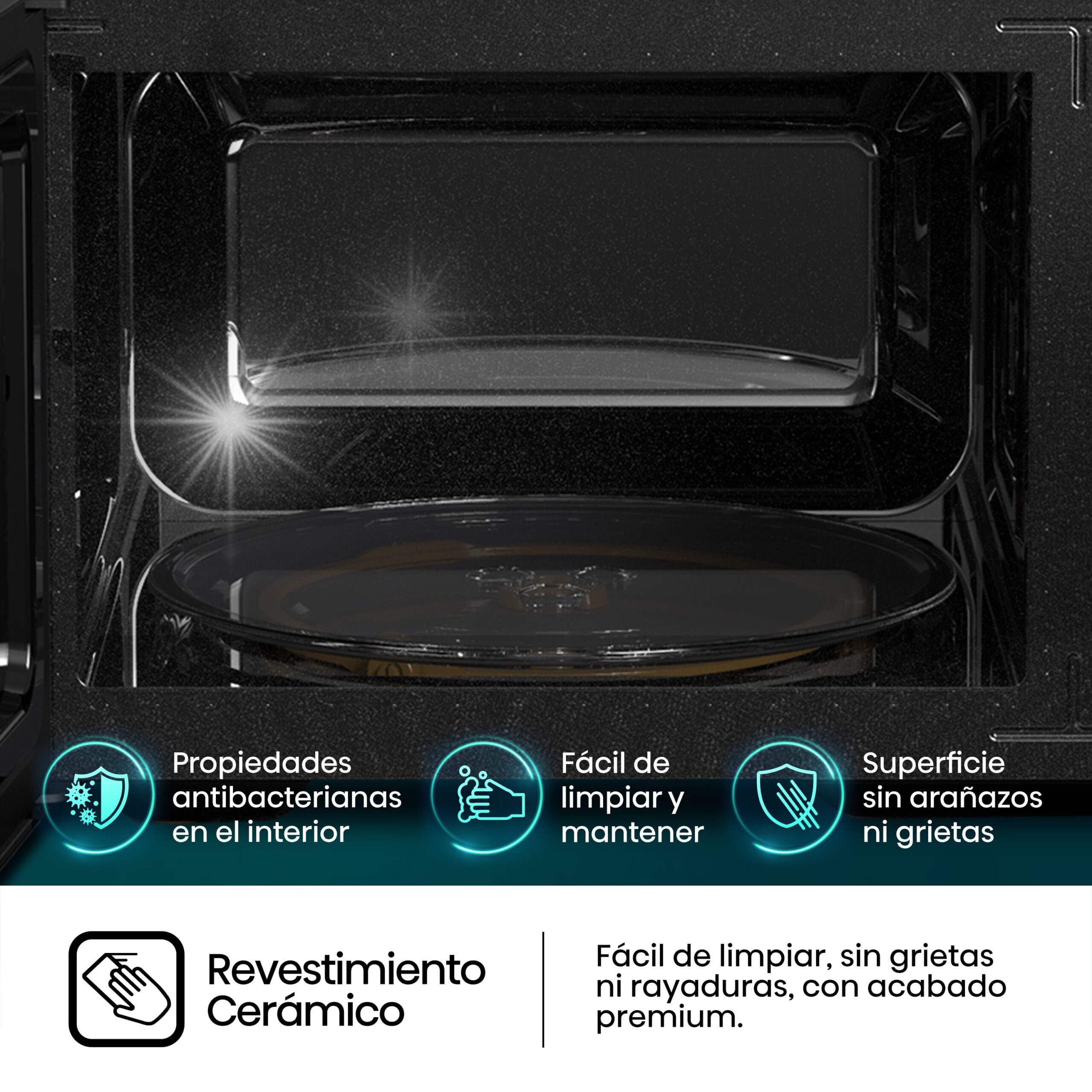 Hisense - H23MOBSD1H – Microondas, 23L, Negro