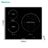 Vitrocerámica E6322C – Placa, Vitroceramica, 3 Zonas, Negro