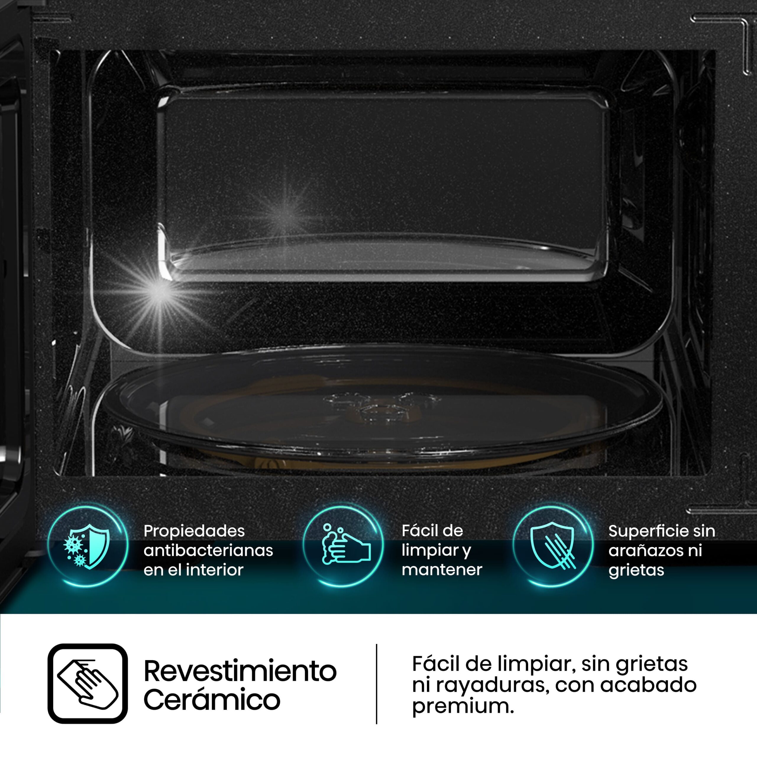Hisense - H20MOBP1G – Microondas Con Grill, 20L, Negro