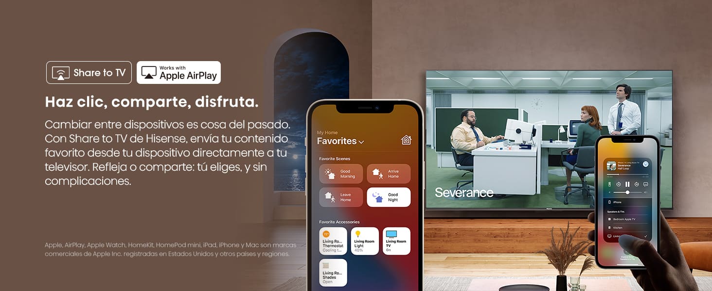 Comparte al TV