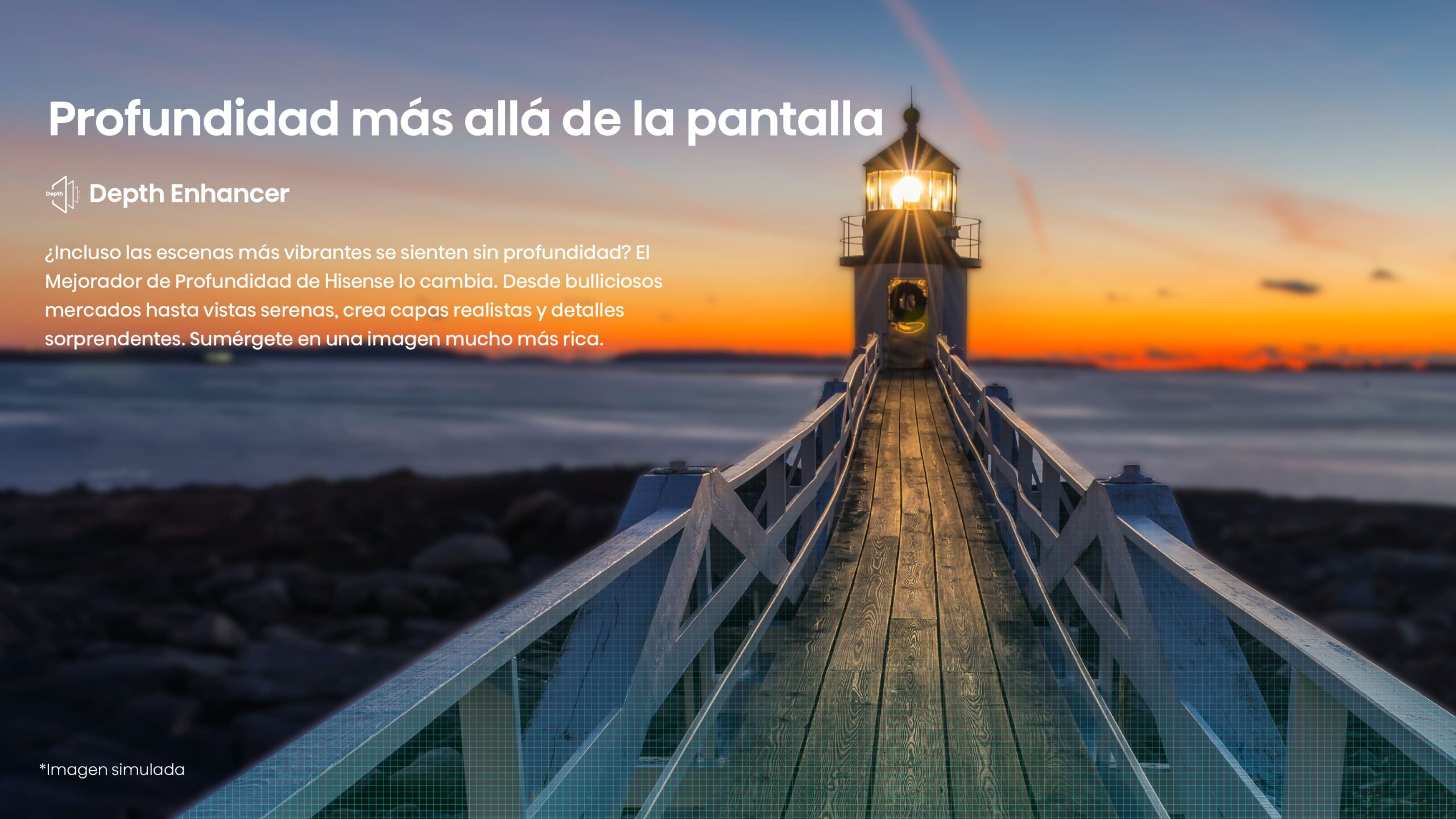 Profundidad más allá de la pantalla.