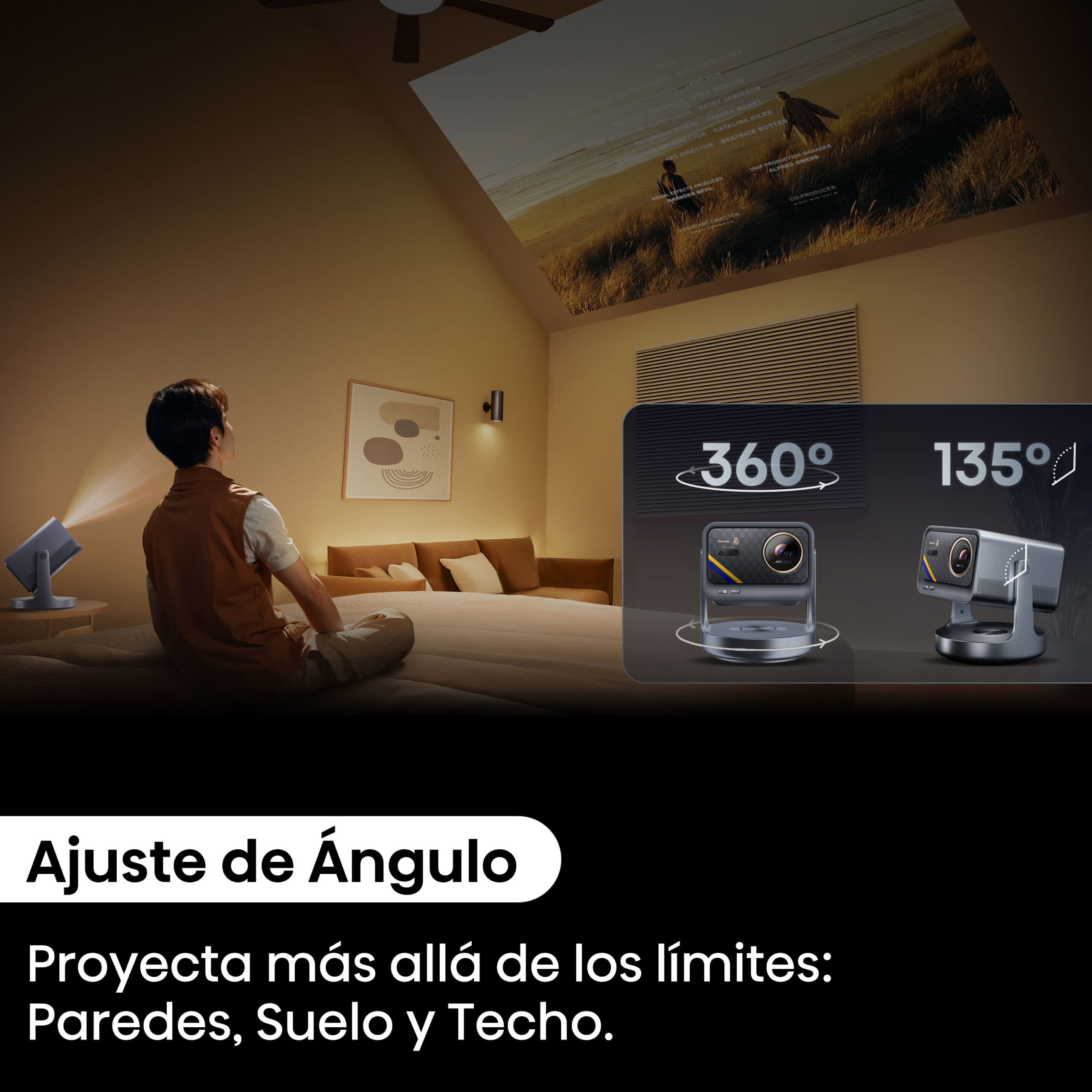 Hisense - Mini Proyector Láser C2 | Real Madrid
