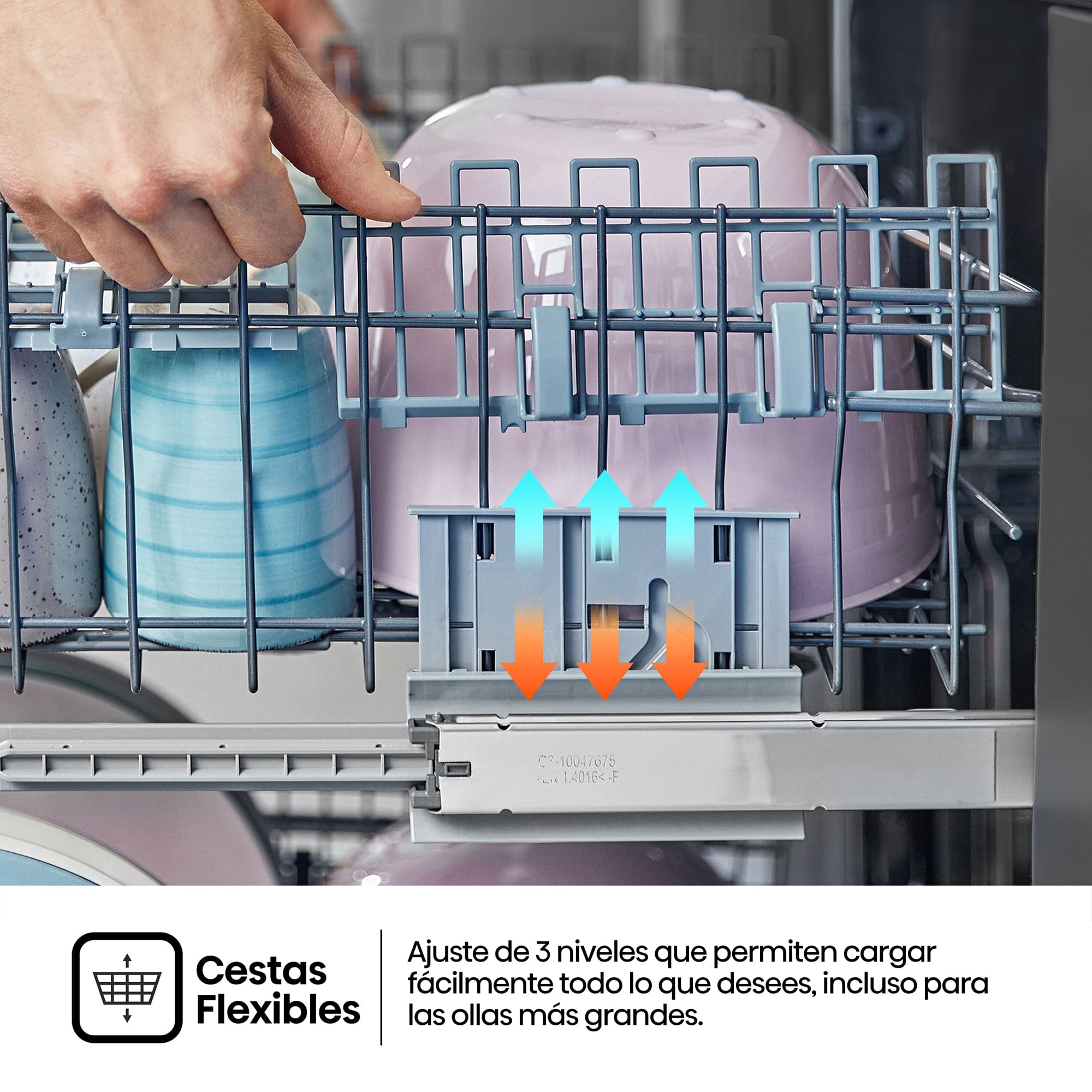 Hisense - HS622E10W – Lavavajillas 60cm, Libre Instalación, Clase E, 13, Blanco