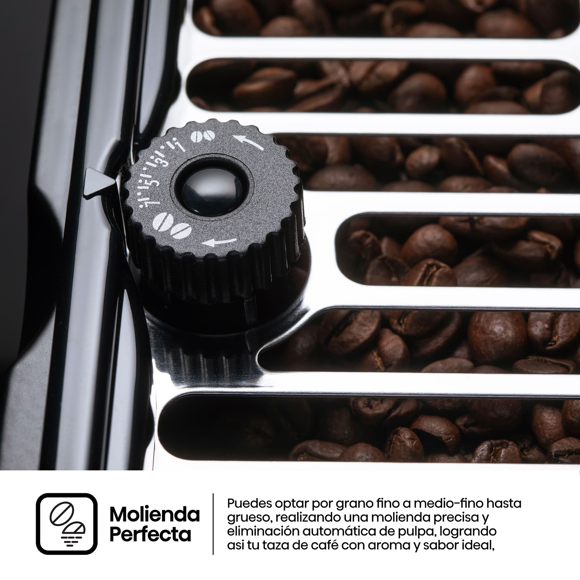 Hisense - CM4H8BG – Cafetera Automática De Integración, Capacidad 1,8 l, Color Negro