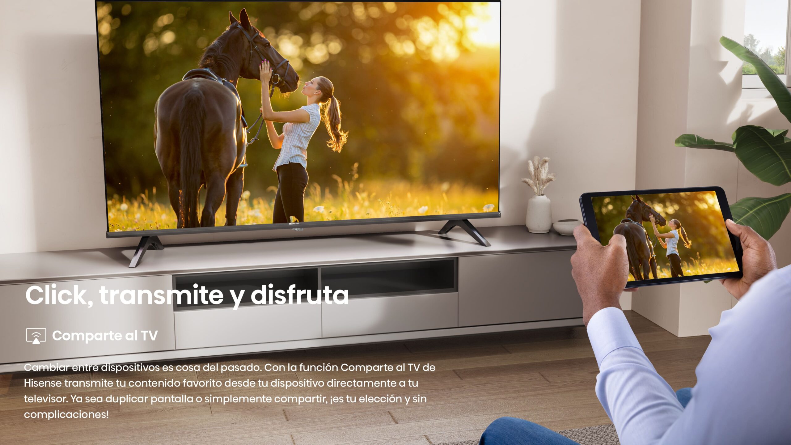 Comparte al TV
