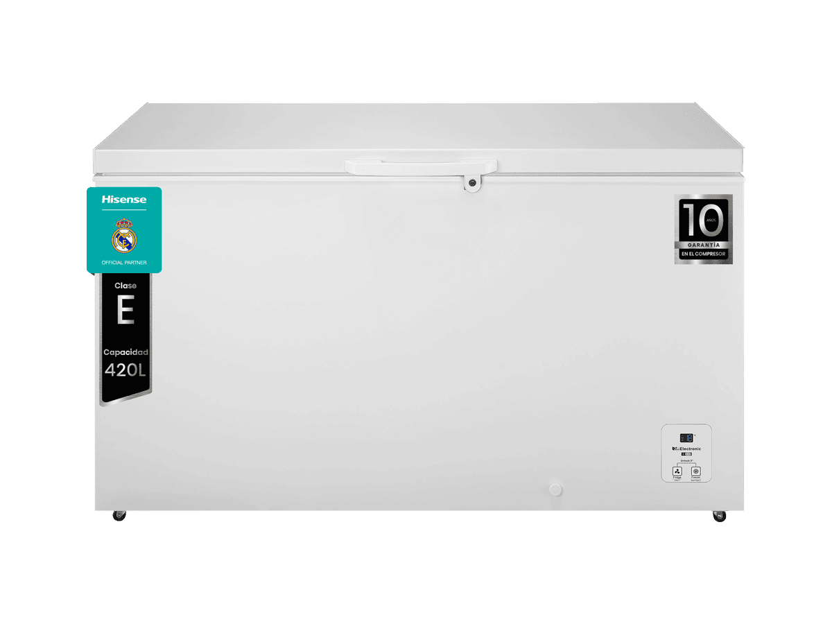FT546D4AWLYE - Arcón Congelador, Clase E , 420L, Blanco