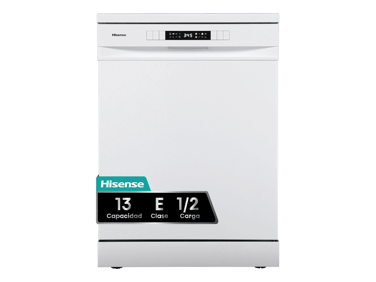 HS622E10W - Lavavajillas 60cm, Libre Instalación, Clase E, 13, Blanco