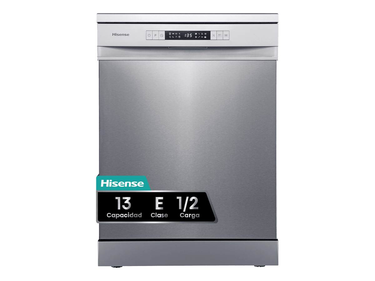 HS622E10X - Lavavajillas 60cm, Libre Instalación, Clase E, 13, Inox