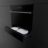 Cajón Calientaplatos WDH14BG – Cajón Calientaplatos De Integración, Capacidad 6 personas, Color Cristal Negro