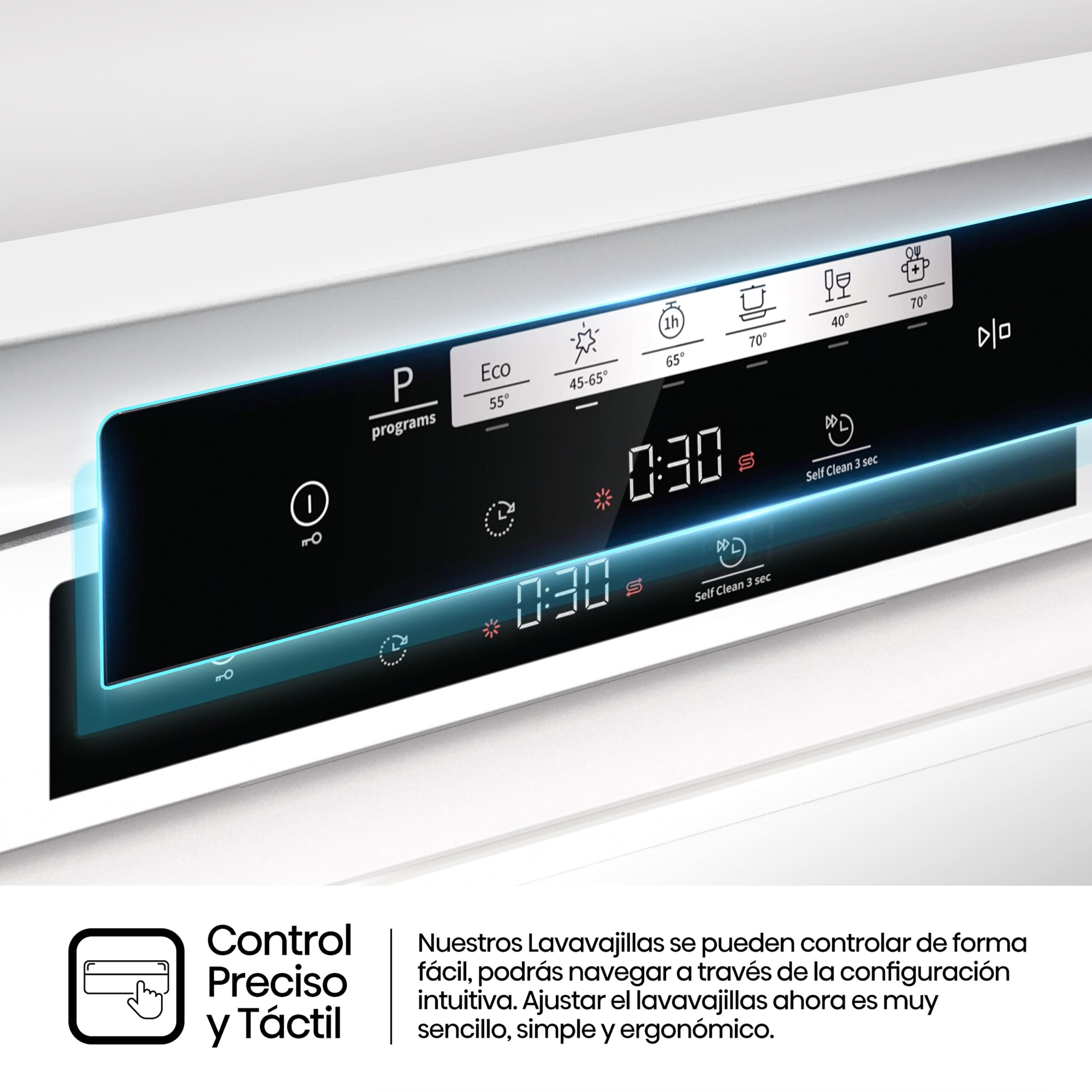 Hisense - HS642C60W – Lavavajillas 60cm, Libre Instalación, Clase C, 14, Blanco