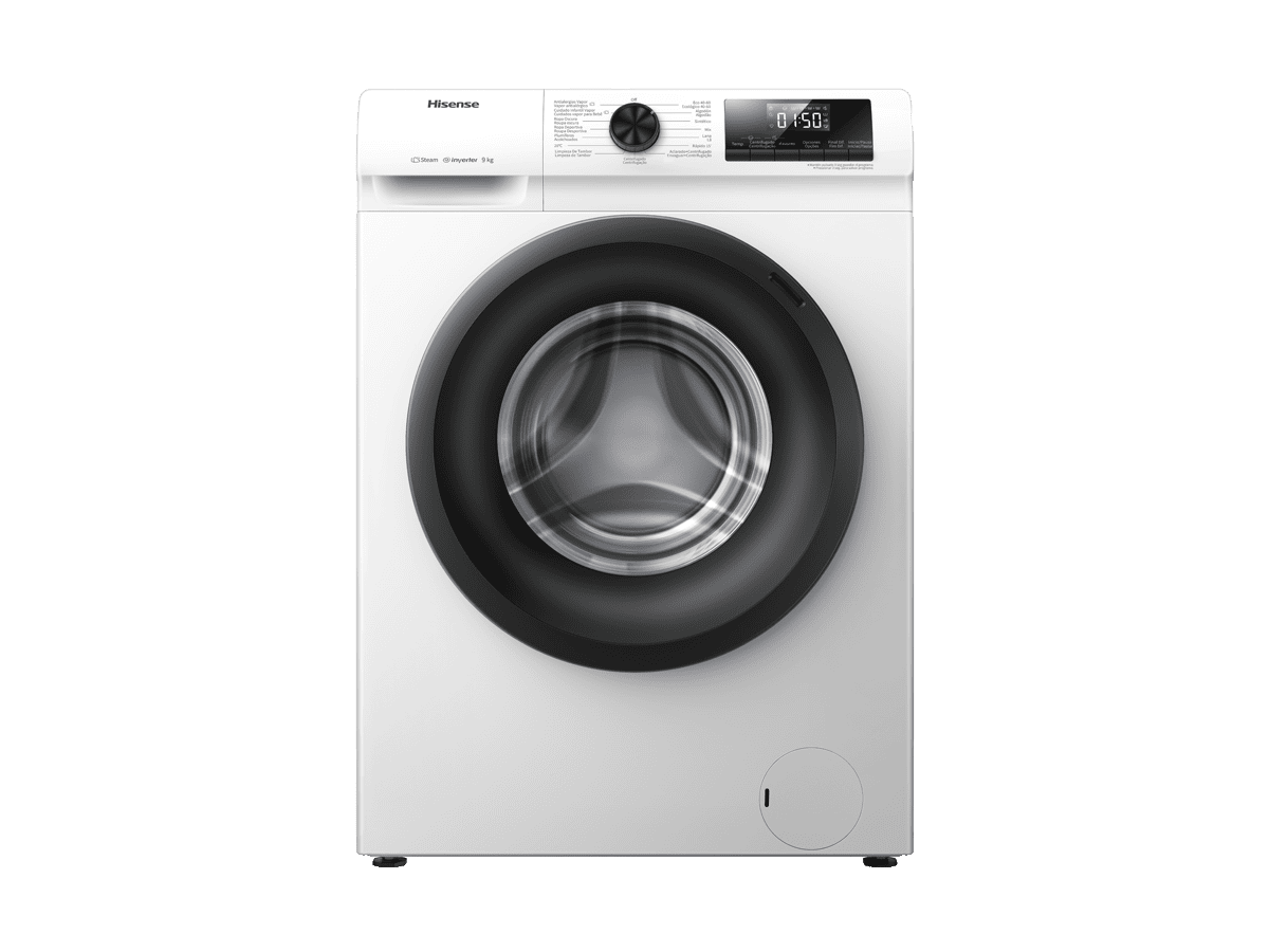 Hisense - Lavadora WFQP9014EVM, 9Kg 1400Rpm Clase: C , 