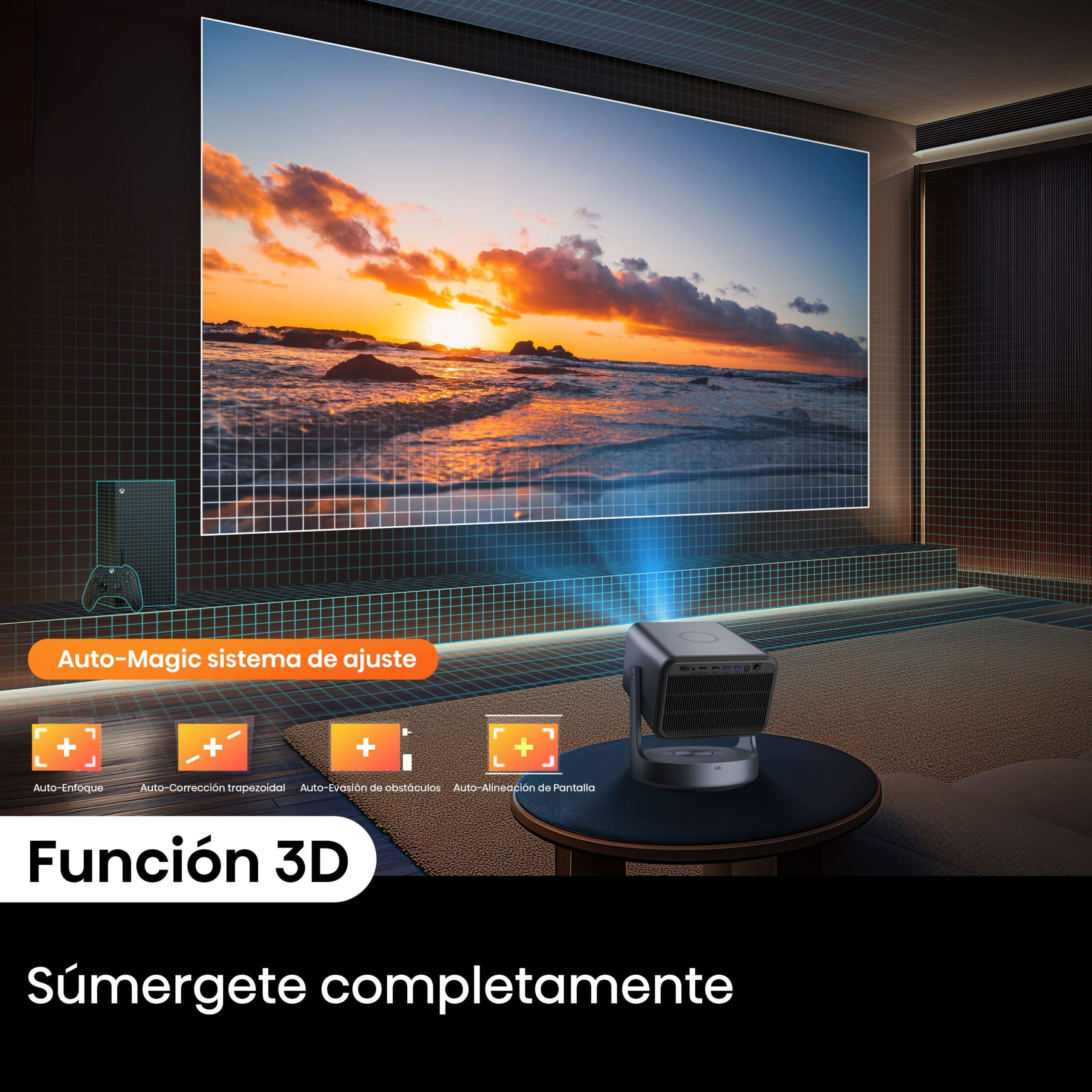 Hisense - Mini Proyector Láser C2 | Real Madrid