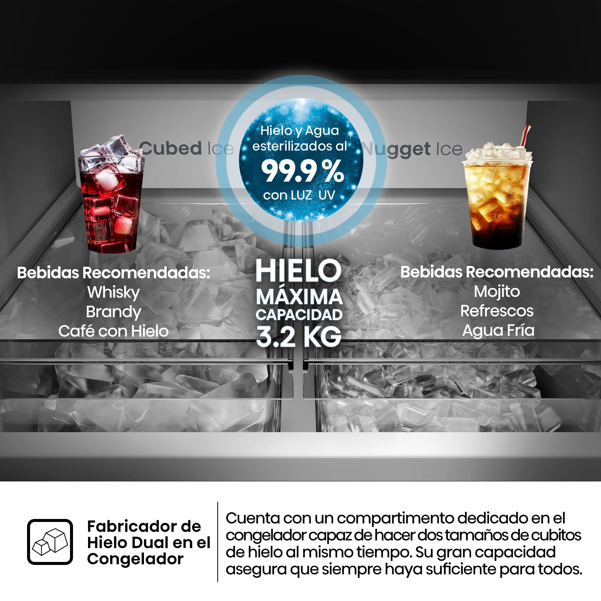 Hisense - RQ640P5SSD – Americano 4 Puertas De Libre Instalación, Clase D, Capacidad 640L, Color Inox