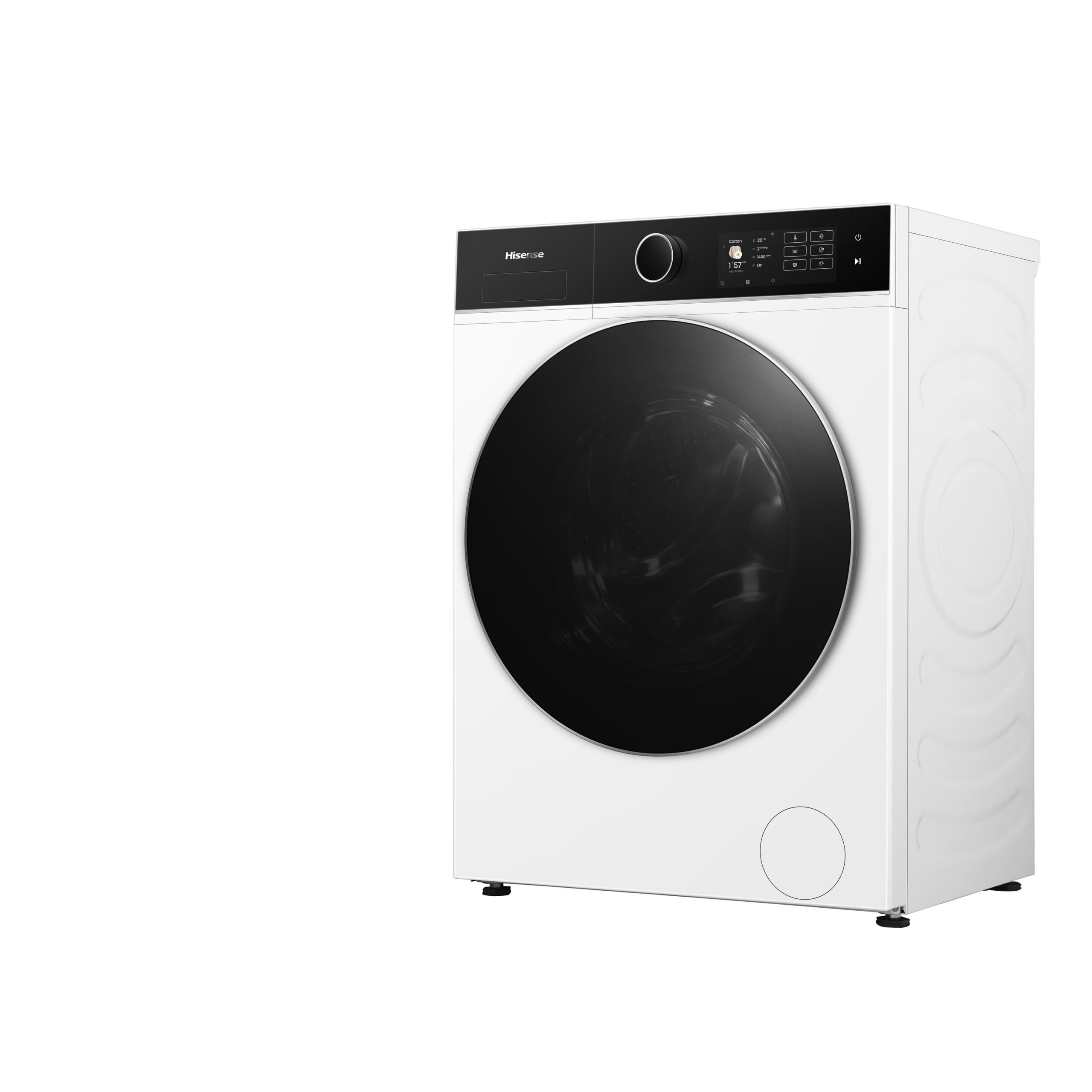 Hisense - WD5i1045BWQ – Lavasecadora De Libre Instalación, A-40% (ECO 40-60ºC), 10,5 kg/6 kg, 1400 rpm, Blanco