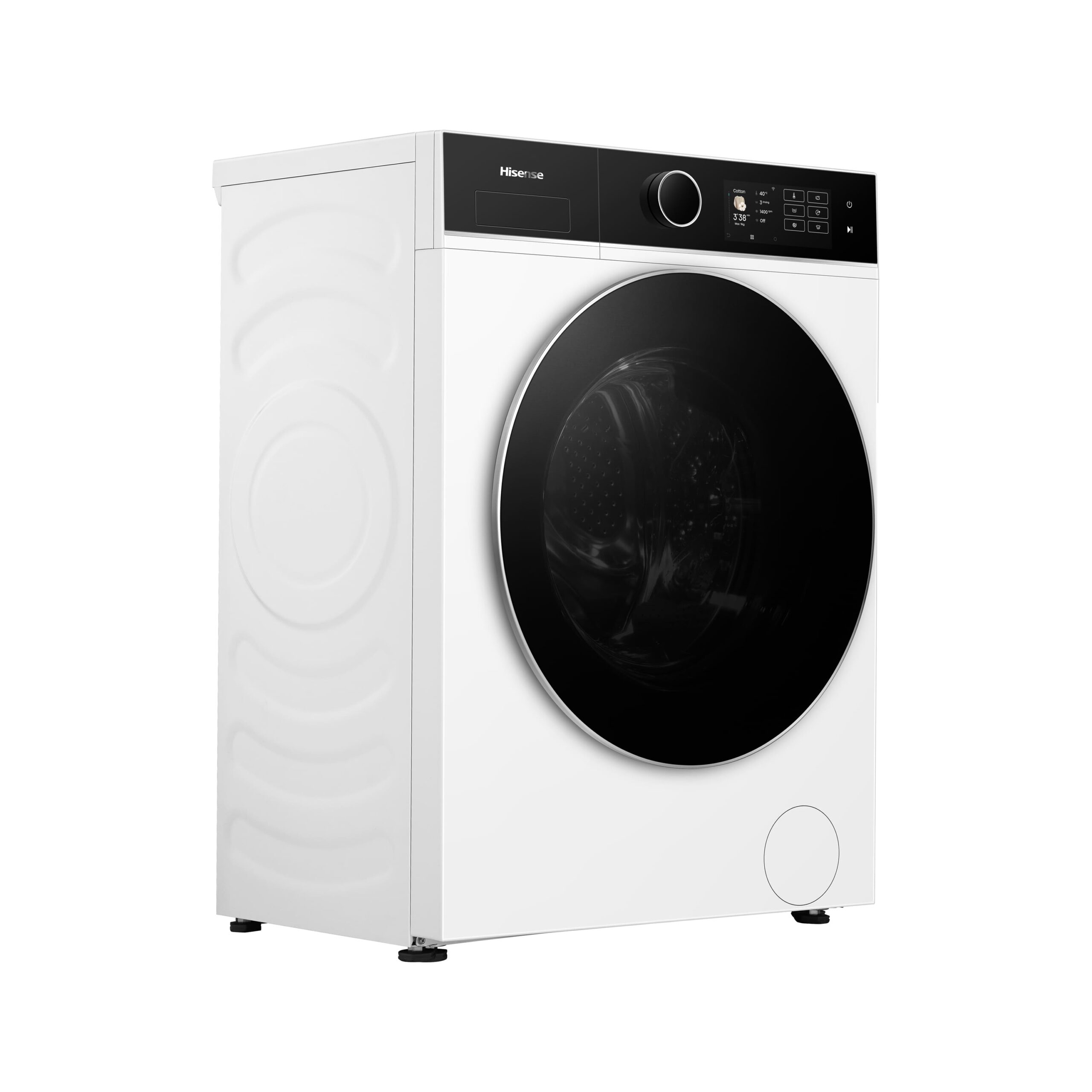 Hisense - WF5i9043BWFS – Lavadora De Libre Instalación, A-10% (ECO 40-60ºC), 9 kg, 1400 rpm, Blanco
