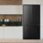 Americanos Cross Door RQ768N4GBE – Americano 4 Puertas De Libre Instalación Kitchen Fit, Clase E, Capacidad 591L, Color Cristal Negro