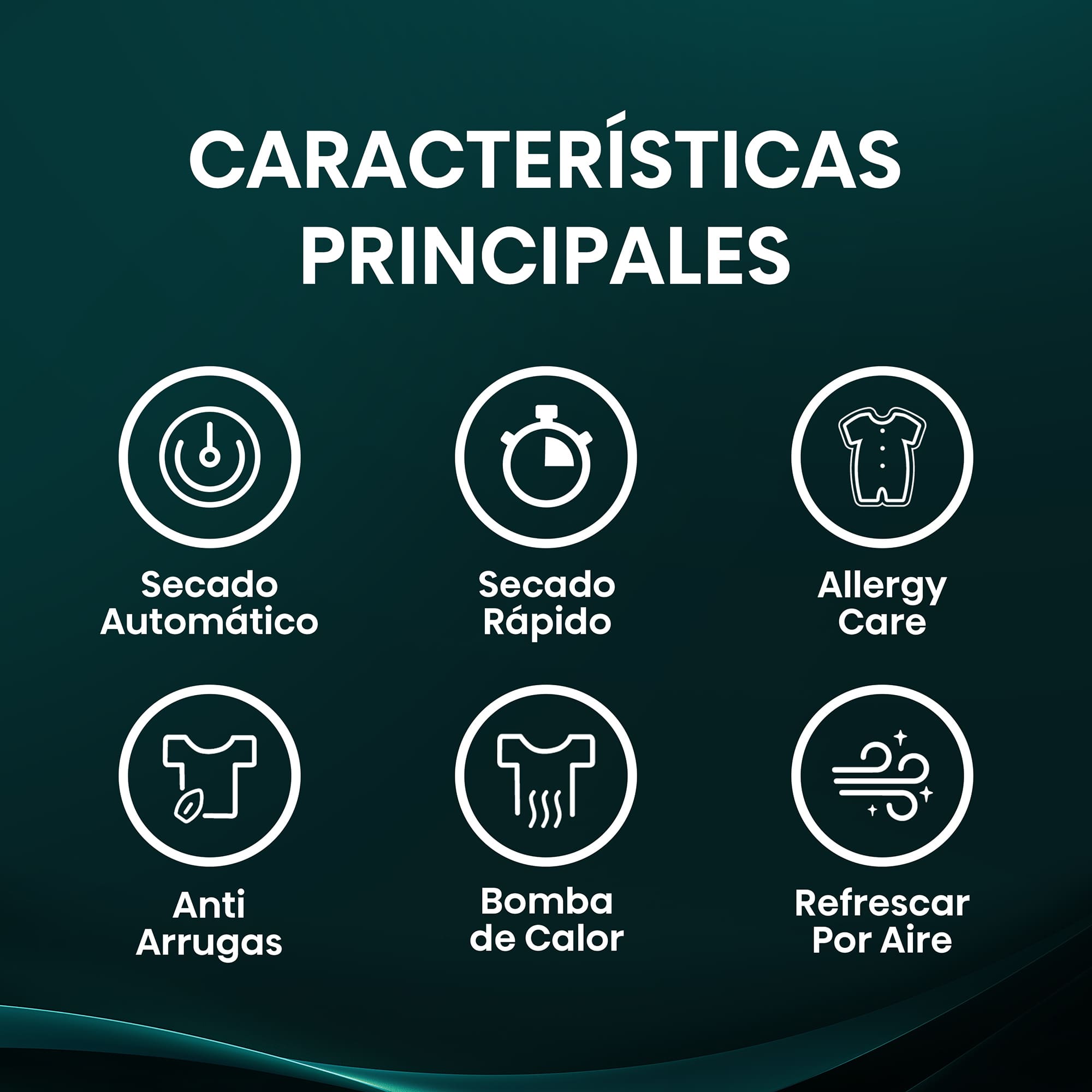 Hisense - DHQE900UWDC – Secadora De Libre Instalación, Clase D, Capacidad 9 Kg, Color Blanco