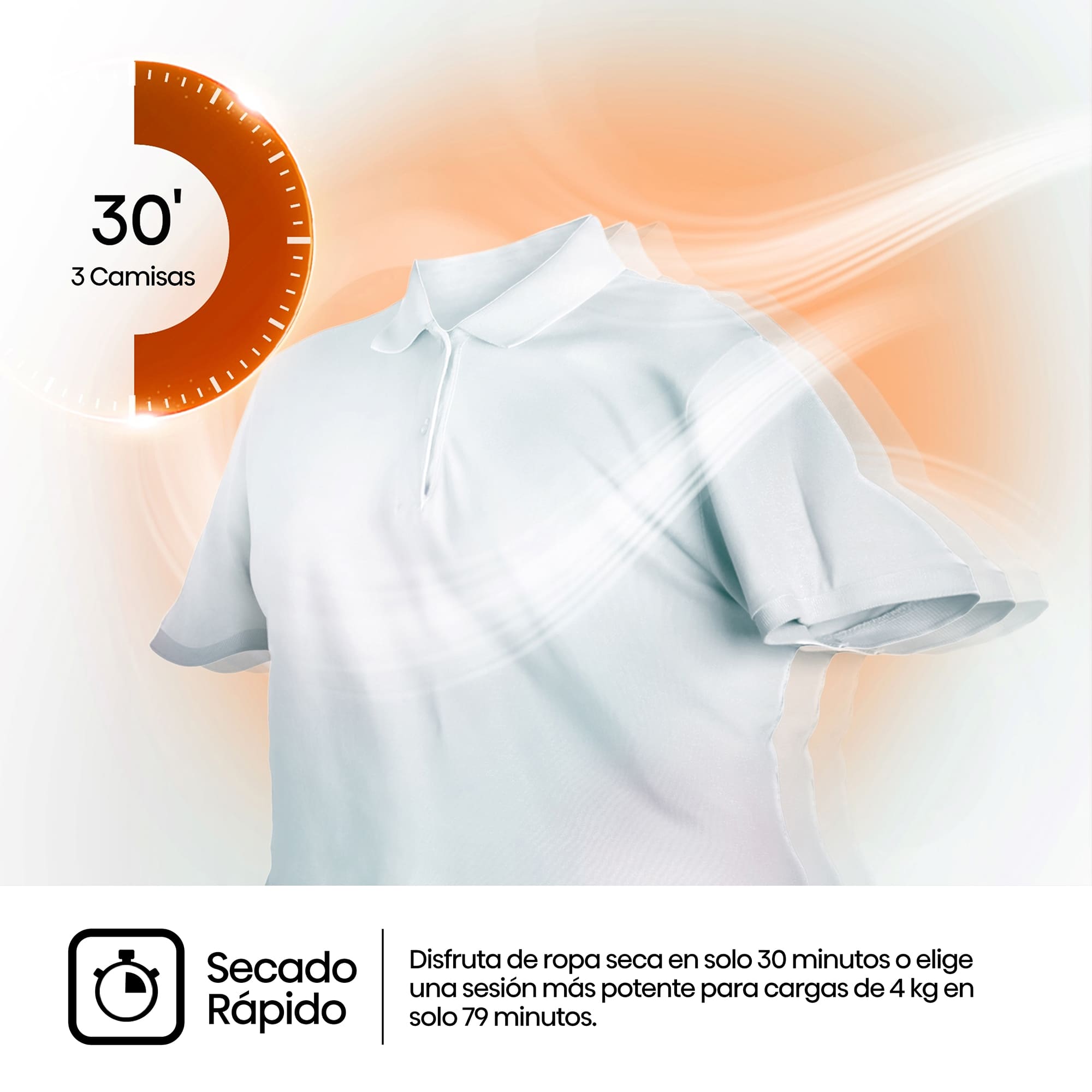 Hisense - DHQE900UWDC – Secadora De Libre Instalación, Clase D, Capacidad 9 Kg, Color Blanco