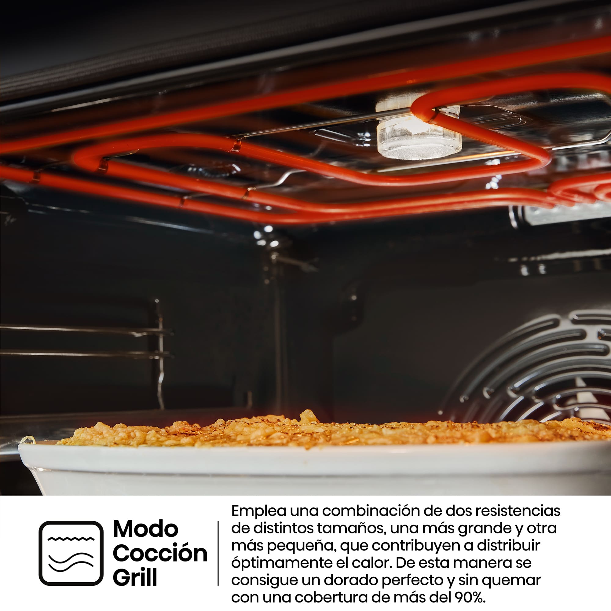 Hisense - O643PX – Horno Pirolítico, Cocción Vapor Con Depósito, Clase A+, 77L, Inox