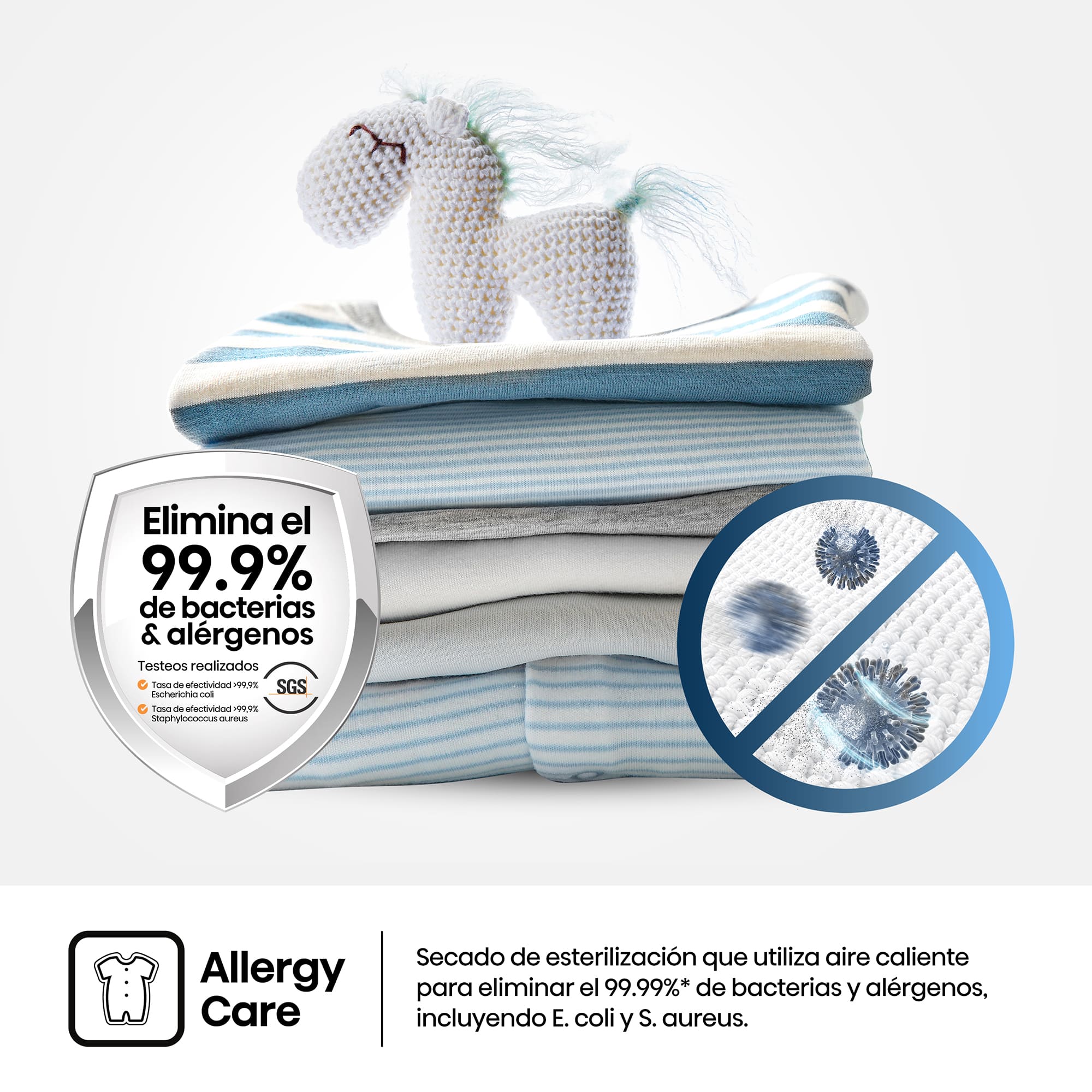Hisense - DH5I104BWAB – Secadora De Libre Instalación, Clase A, Capacidad 10 Kg, Color Blanco