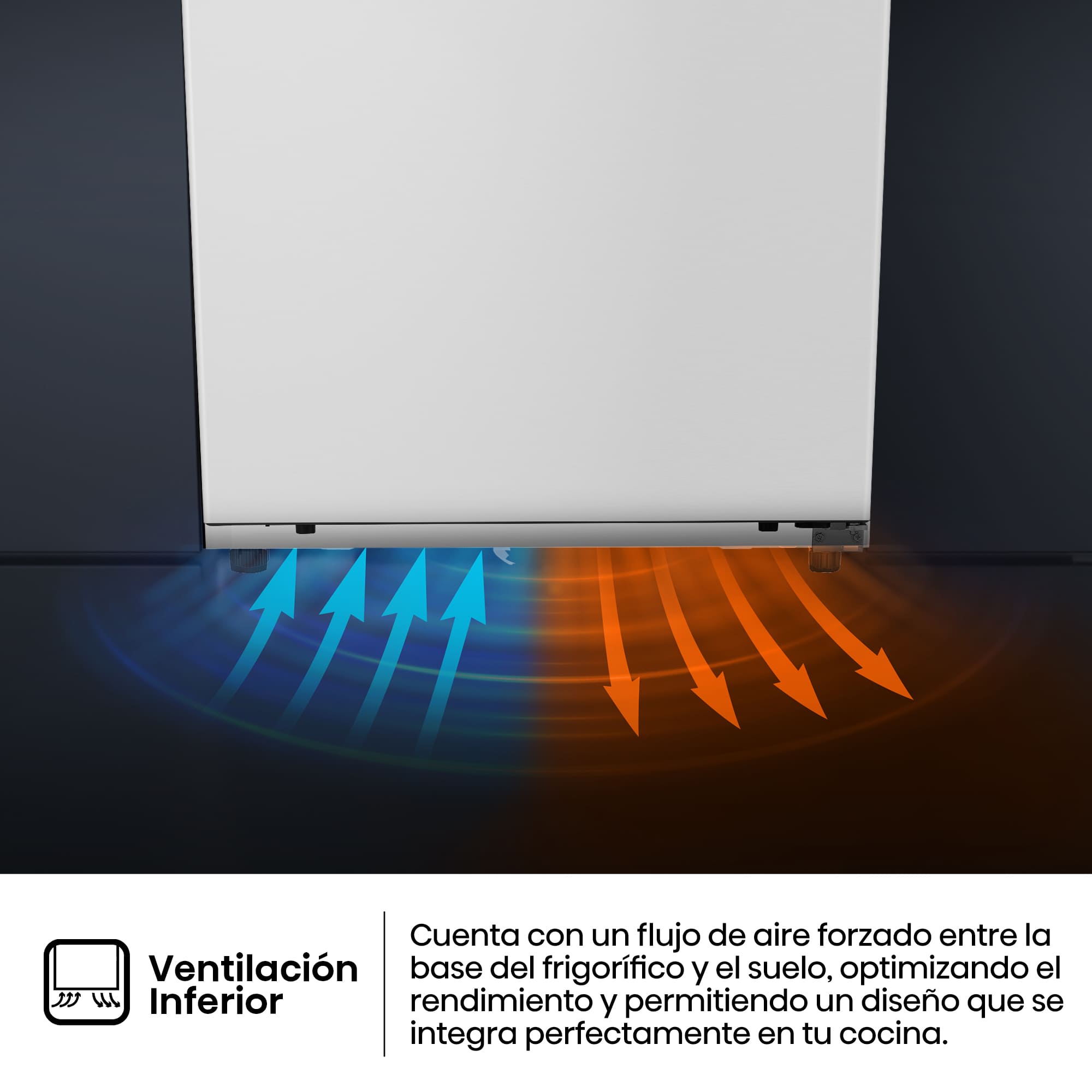 Hisense - RB3K330SAWD – Combi 2 Puertas De Libre Instalación Kitchen Fit, Clase D, Capacidad 330L, Color Blanco