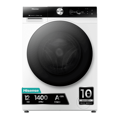Lavadora inteligente, Clase A, 12 Kg