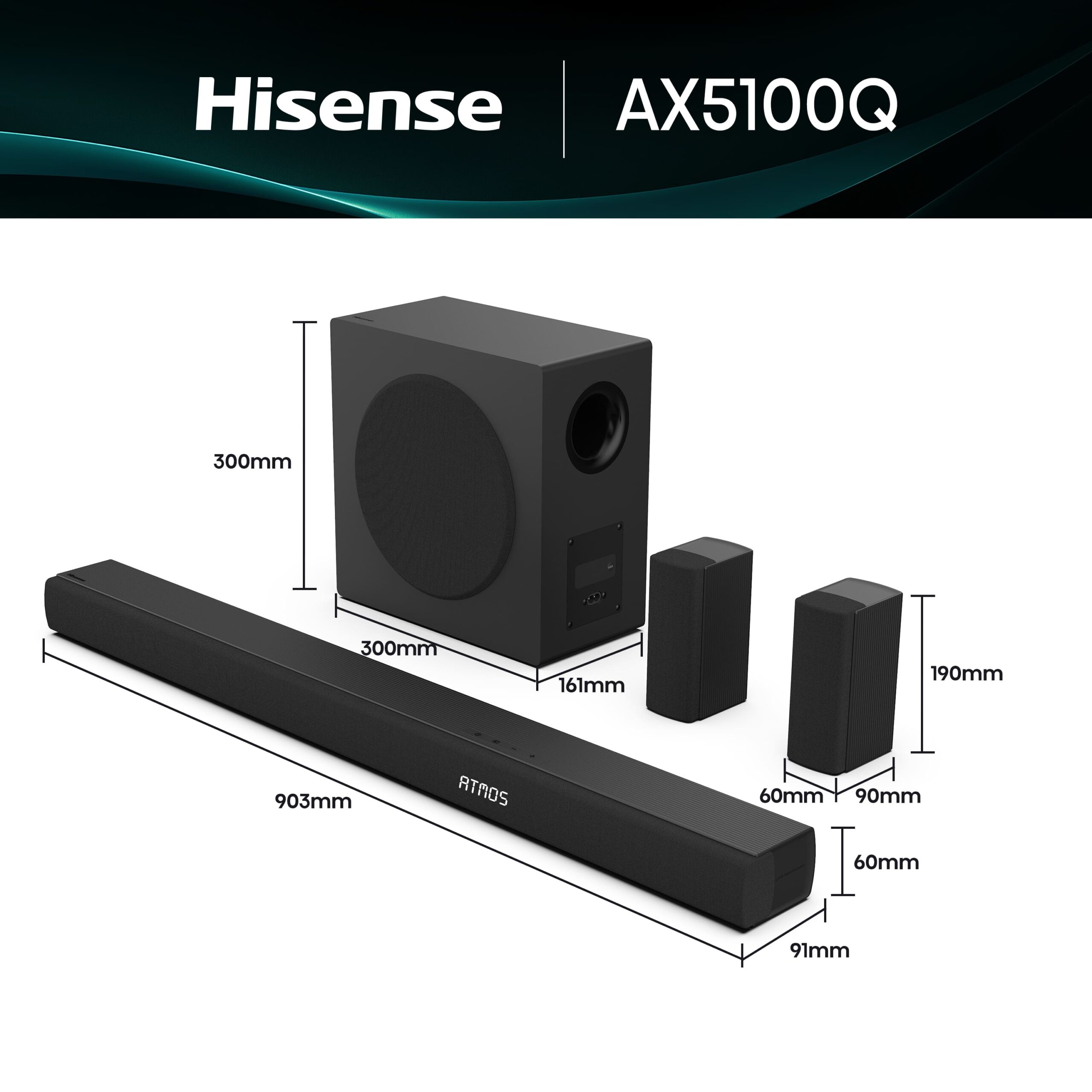 Hisense - Soundbar AX5100Q