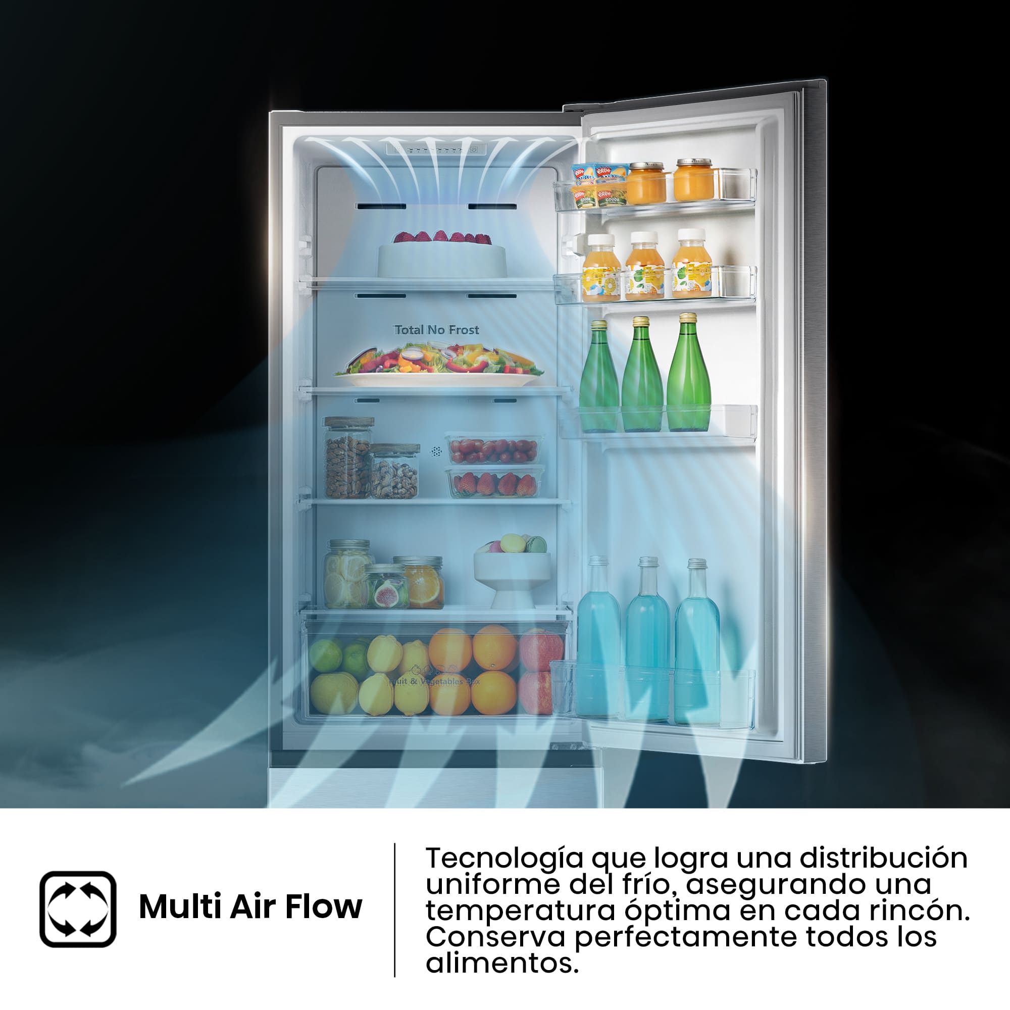 Hisense - RB329N4ACE – Combi 2 Puertas De Libre Instalación, Clase E, Capacidad 255L, Color Inox