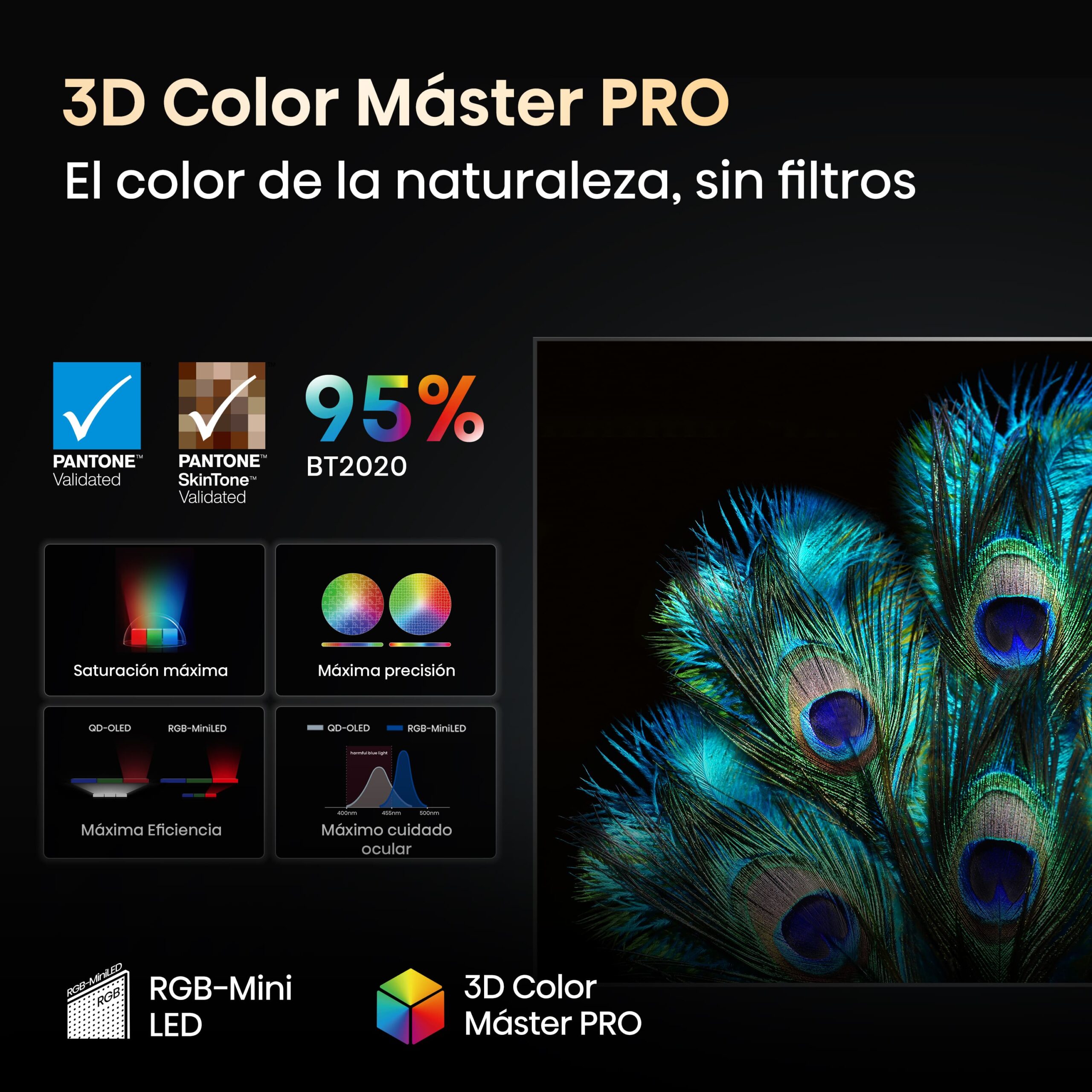 Hisense - Serie UXQ Mini-LED RGB TV 116UXQ, Tecnología RGB MiniLED, 116 pulgadas con Dynamic X Display