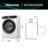 Lavadoras WF3S9043BW1 – Lavadora De Libre Instalación, A-10%, 9 Kg, 1400 rpm, Blanco