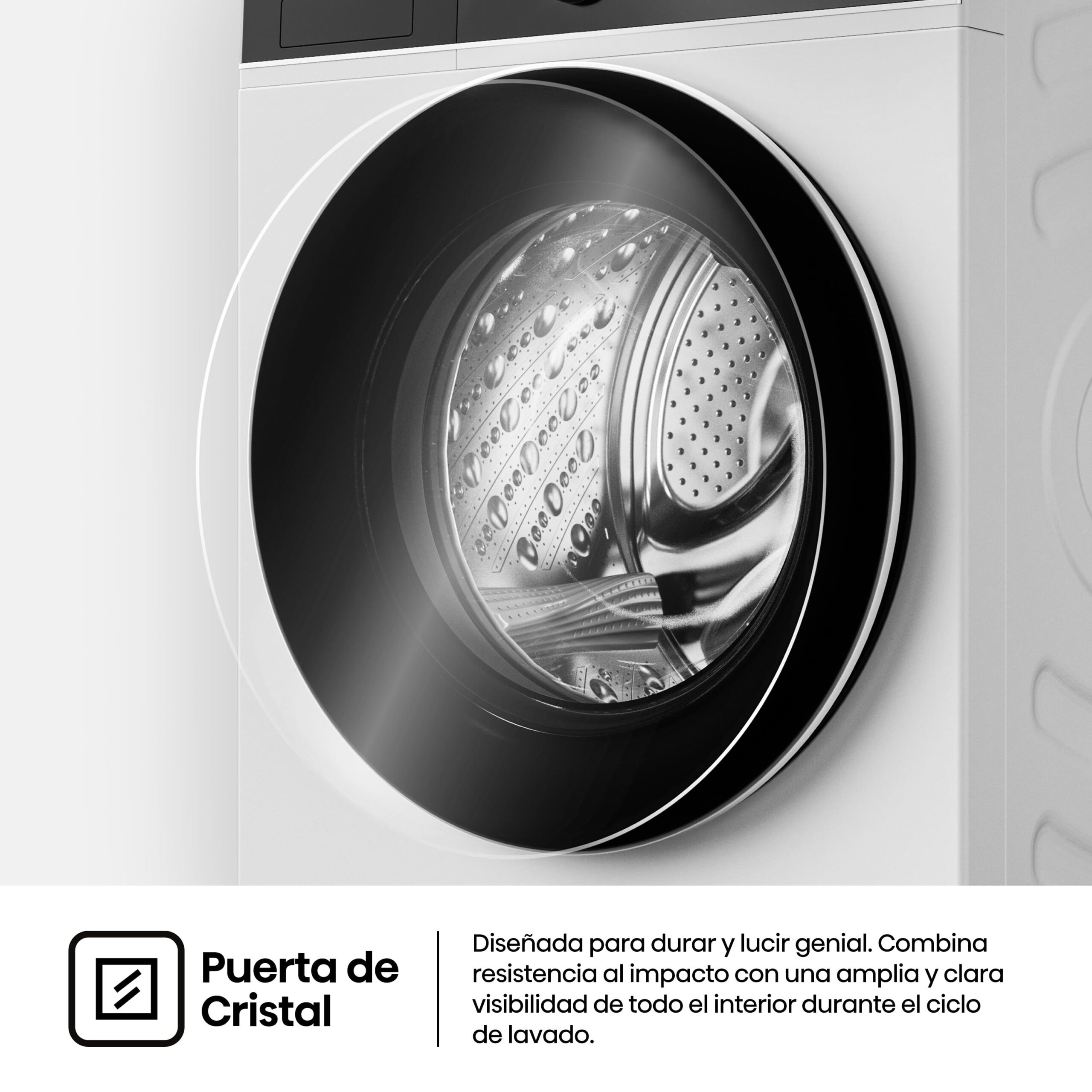 Hisense - WD5I1245BWR – Lavasecadora De Libre Instalación, A-40%, 12 kg/8 kg, 1400 rpm, Blanco