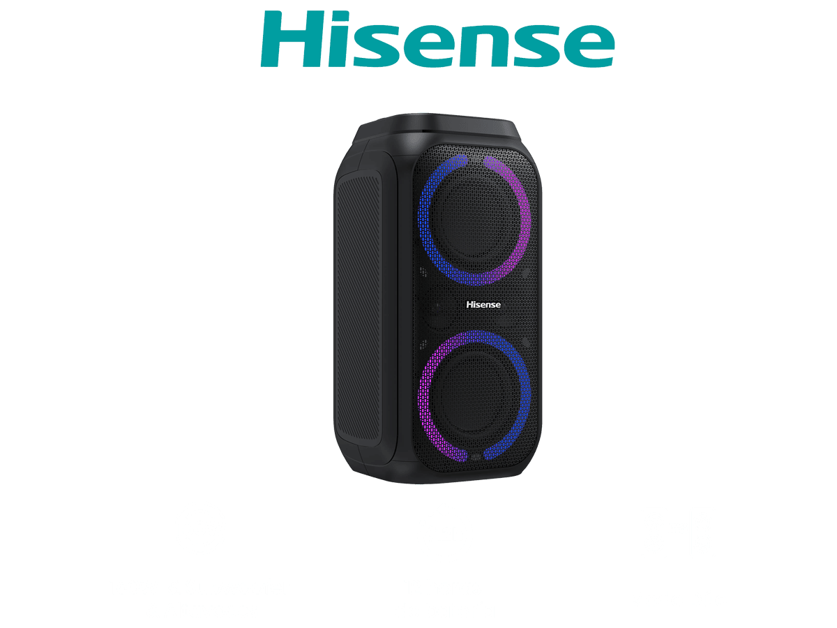 Party Rocket HP160 - Altavoz compacto 160W, bluetooth