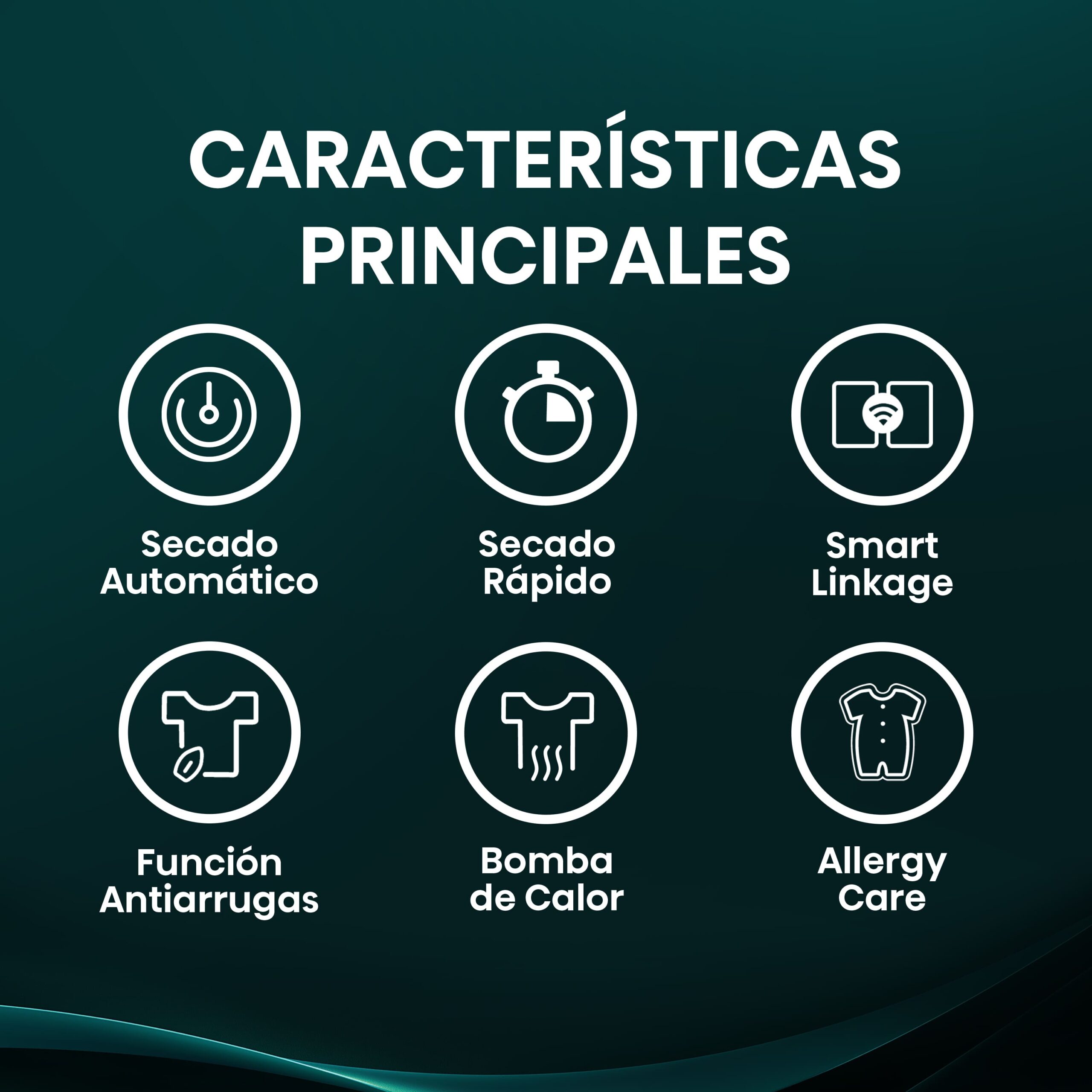 Hisense - DH3S902BWCC – Secadora De Libre Instalación, Clase C, Capacidad 9 kg, Color Blanco