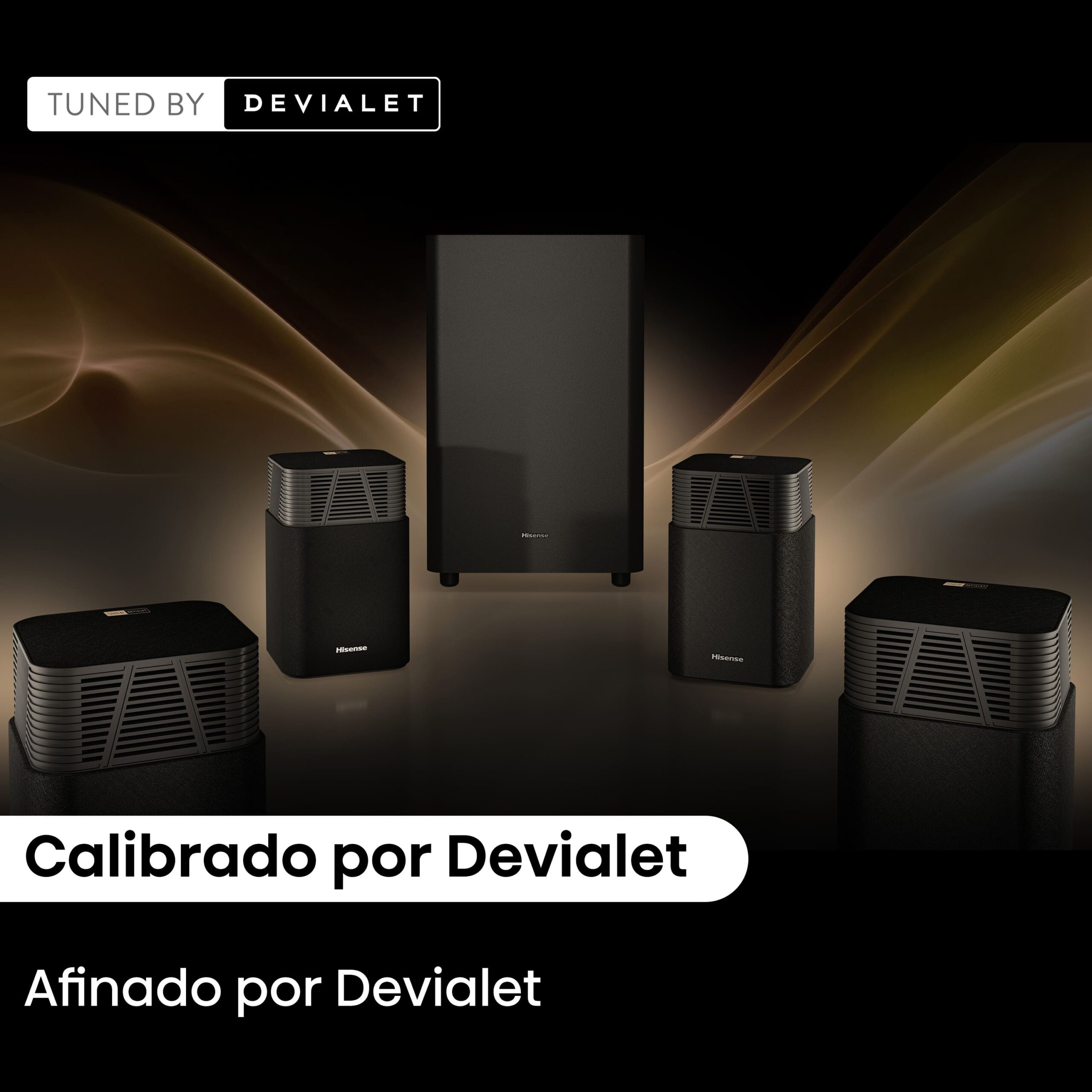 Hisense - Hisense HT – Saturn – Sistema de cine en casa 4.1.2, 13 altavoces, Subwoofer