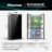 Americanos Cross Door RQ768N4GBE – Americano 4 Puertas Kitchen Fit de Libre Instalación, Clase E, Capacidad 591L, Color Cristal Negro