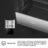 Americanos Cross Door RQ768N4GBE – Americano 4 Puertas Kitchen Fit de Libre Instalación, Clase E, Capacidad 591L, Color Cristal Negro