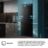 Americanos Cross Door RQ768N4GBE – Americano 4 Puertas Kitchen Fit de Libre Instalación, Clase E, Capacidad 591L, Color Cristal Negro
