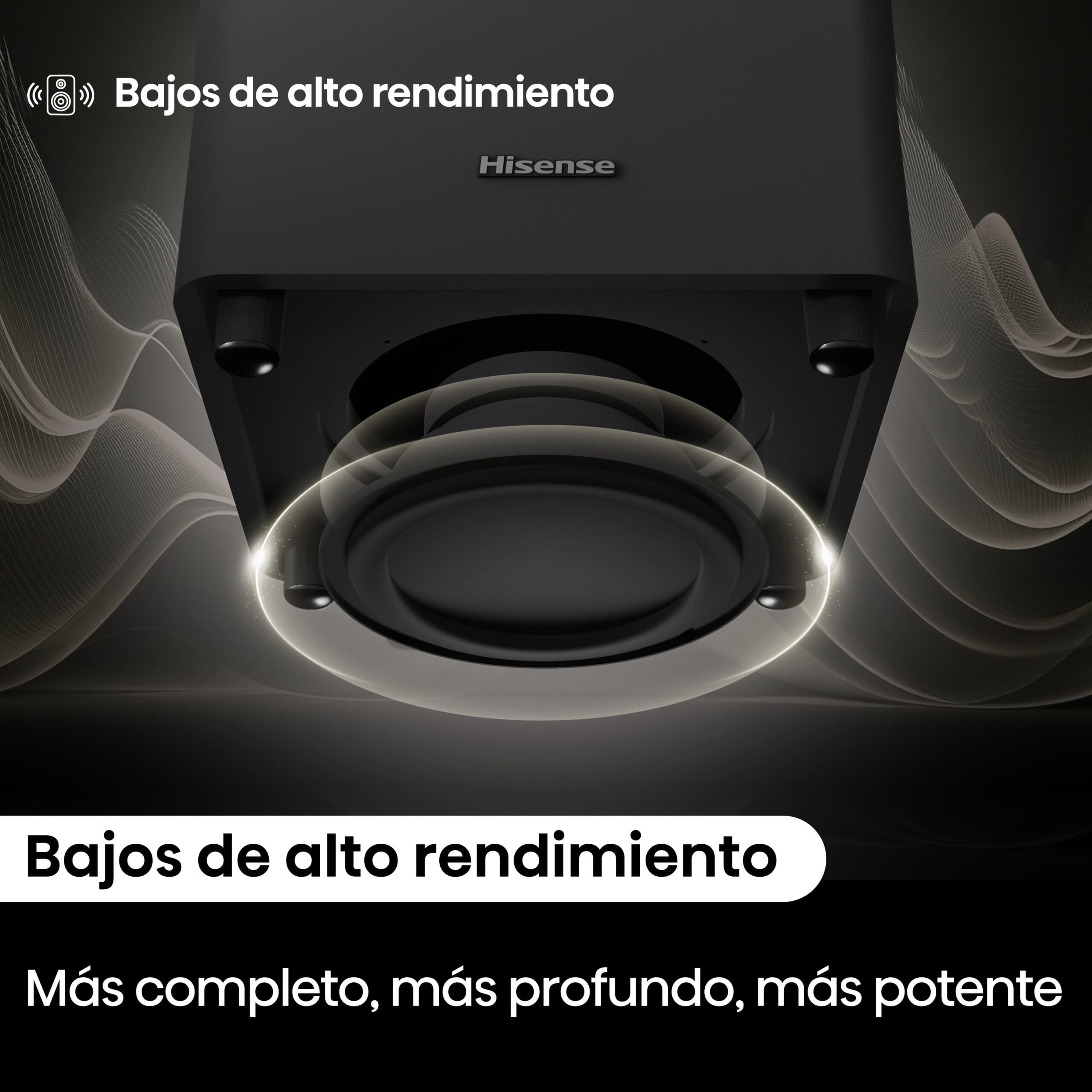 Hisense - Hisense HT – Saturn – Sistema de cine en casa 4.1.2, 13 altavoces, Subwoofer