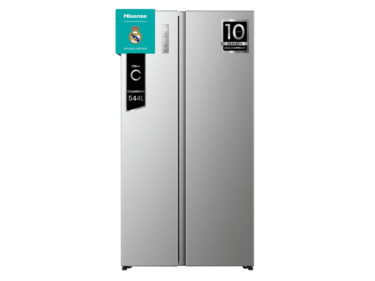 RS3P558NEIC - Americano Side By Side De Libre Instalación, Clase C, Capacidad 544L, Color Inox