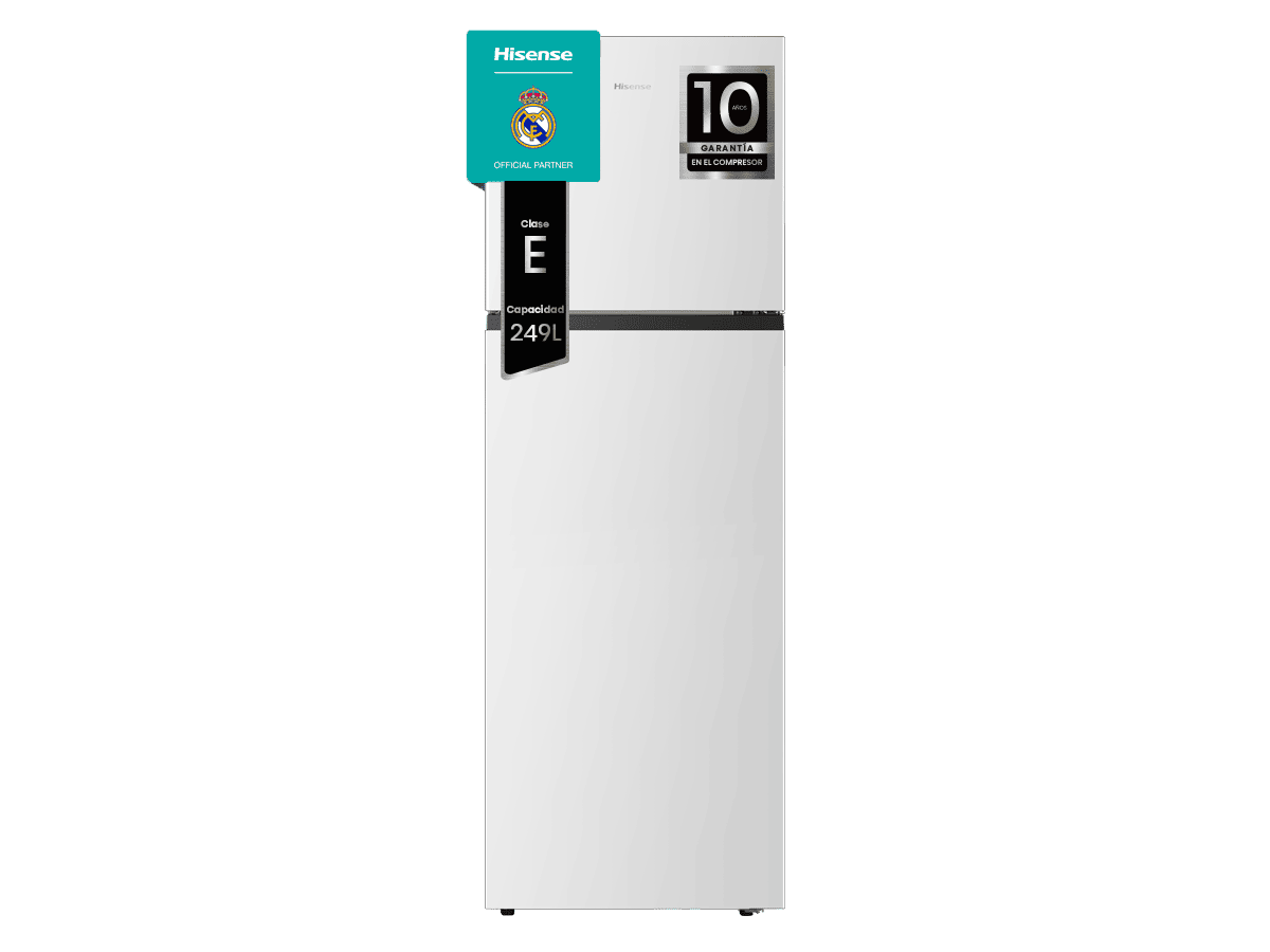 RT327N4AWE - 2 Puertas De Libre Instalación, Clase E, Capacidad 249L, Color Blanco