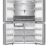 Americanos Cross Door RQ640P5SSD – Americano 4 Puertas De Libre Instalación, Clase D, Capacidad 640L, Color Inox