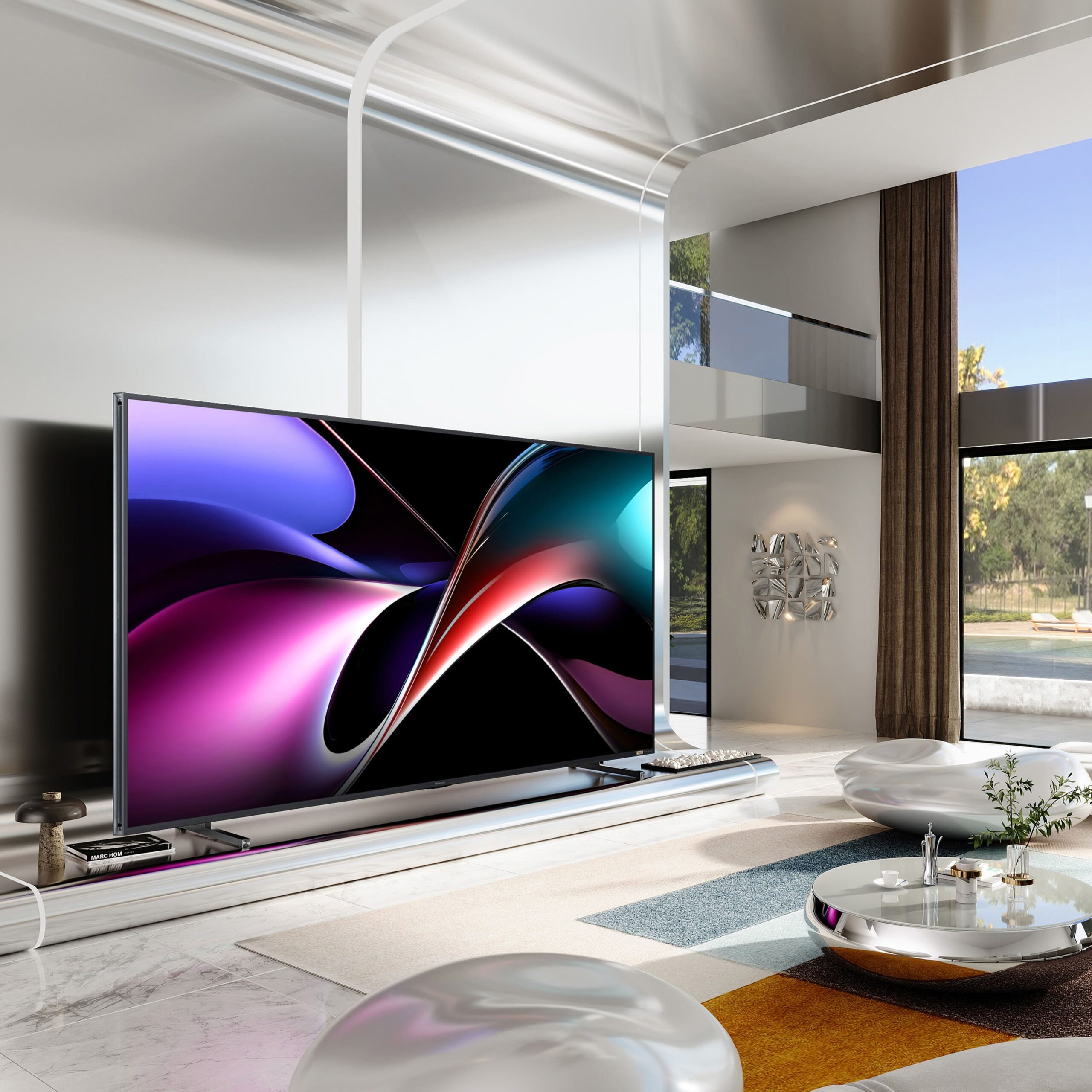 Hisense - Serie UXQ Mini-LED RGB TV 100UXQ, Tecnología RGB MiniLED, 100 pulgadas con Dynamic X Display
