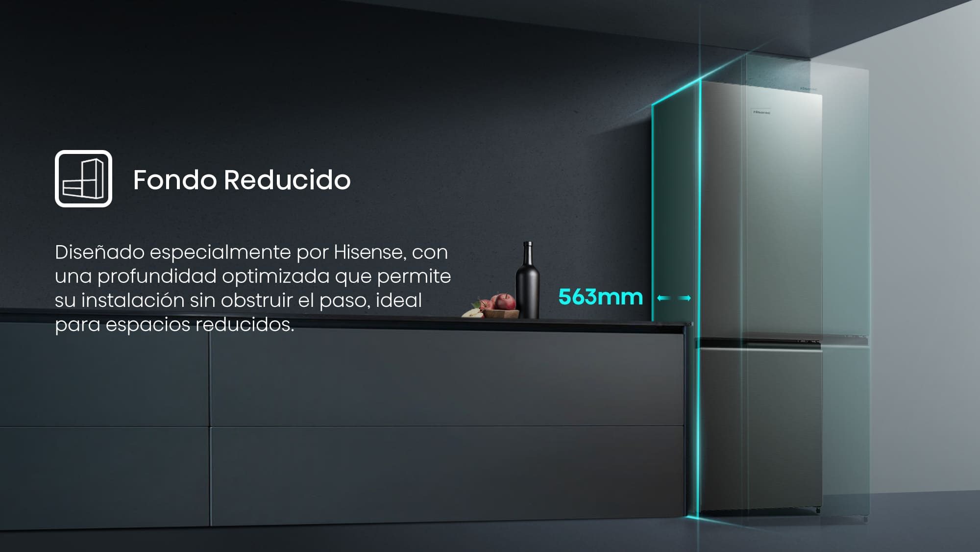 Profundidad del mostrador