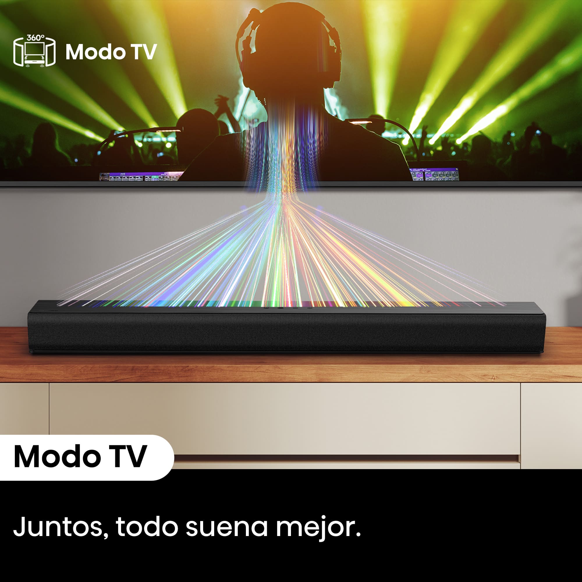 Hisense - Hisense HS1000 – Barra de Sonido 2.0, 120W, Dolby Audio