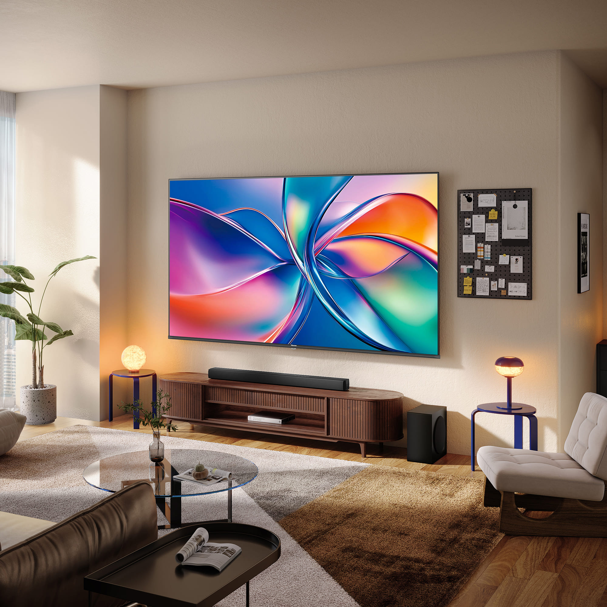 Hisense - Serie E7Q QLED TV 98E7Q Smart TV 98 pulgadas con Dolby Vision y Atmos