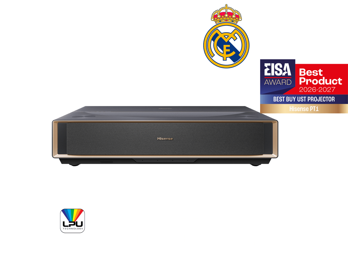 Hisense PT1 - Proyector Láser Tricroma UHD 4K Smart TV de Tiro Corto