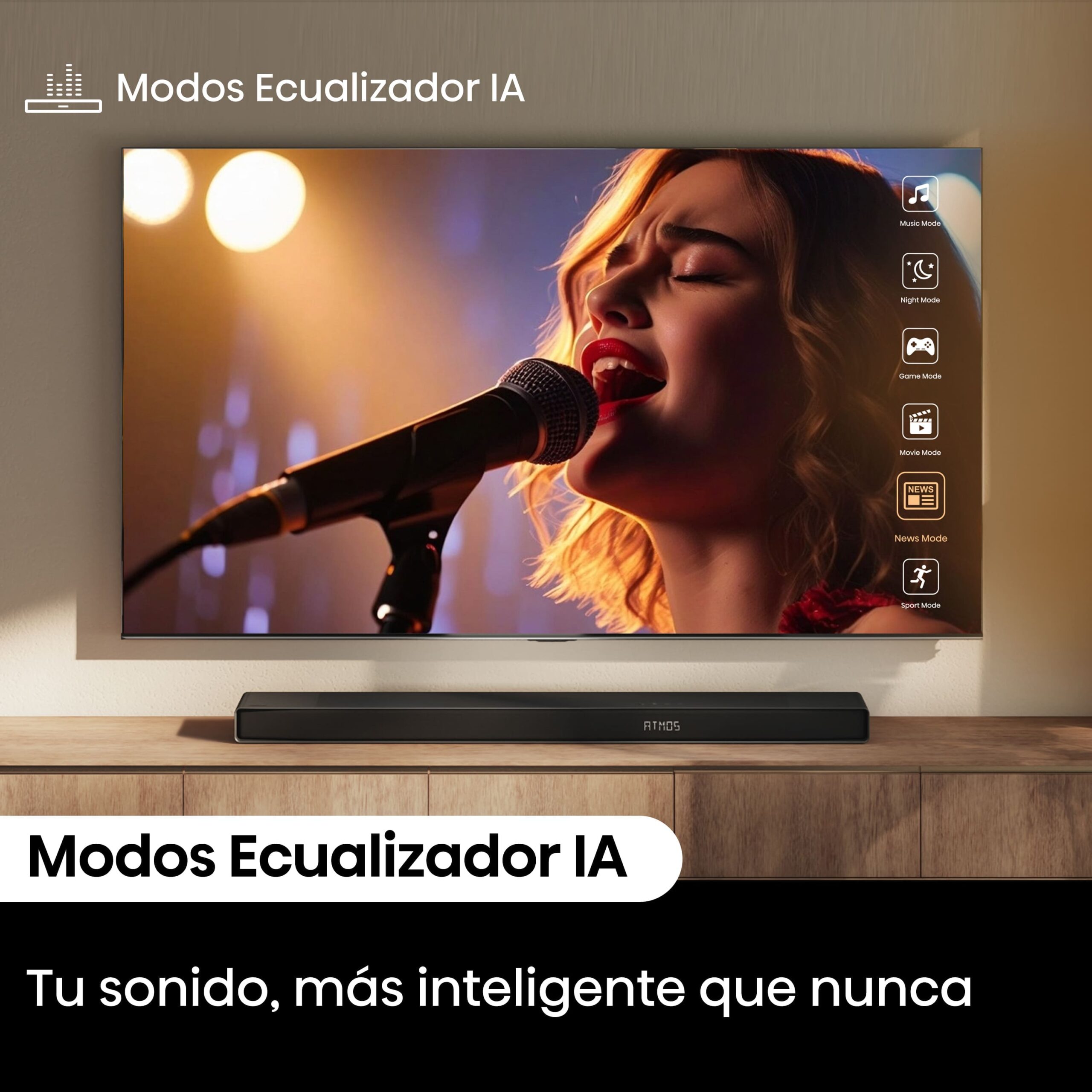Hisense - Hisense AX5140Q – Barra de Sonido, Canales 5.1.4, 600W, 13 altavoces